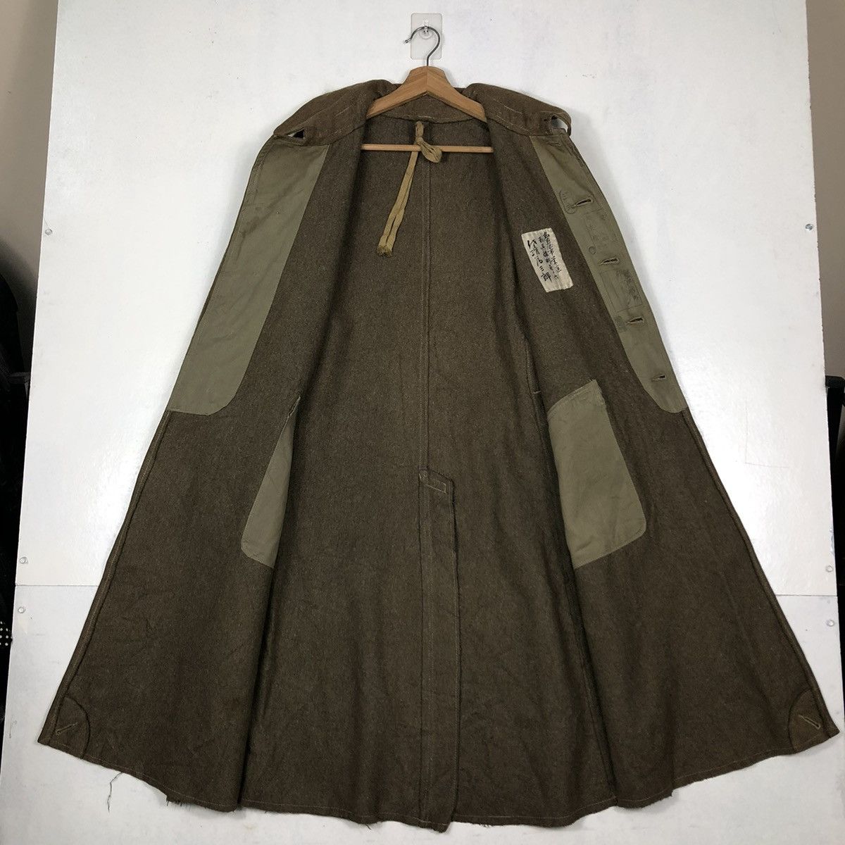 Vintage 🔥VINTAGE 1940’s LONG JACKET WOOL MILITARY USA FORCES USN Size US M / EU 48-50 / 2 - 13 Thumbnail