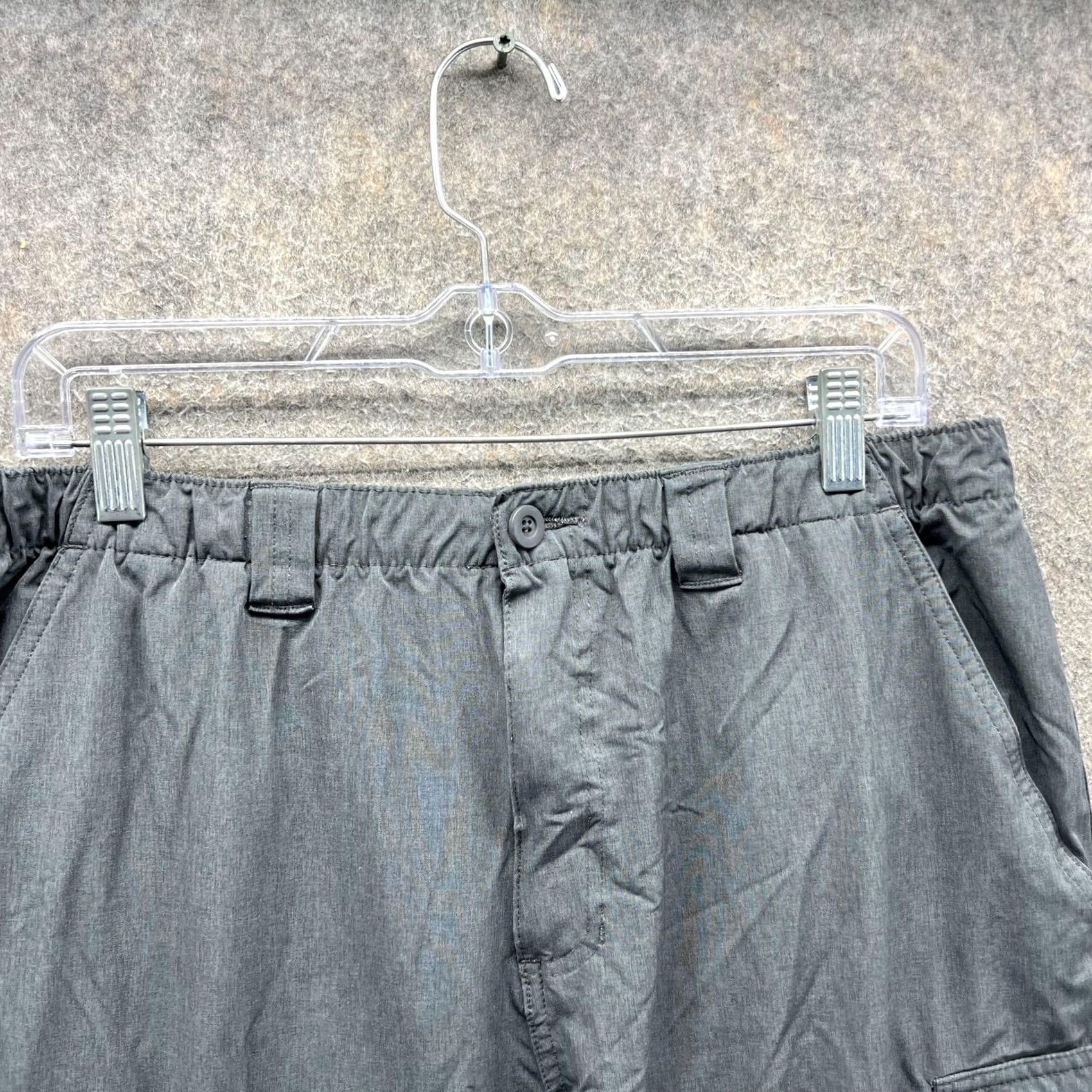 Vintage Reel Legends Pants Mens L Gray Convertible Cargo Nylon Hiking Fishing Pants Size US 33 - 4 Thumbnail