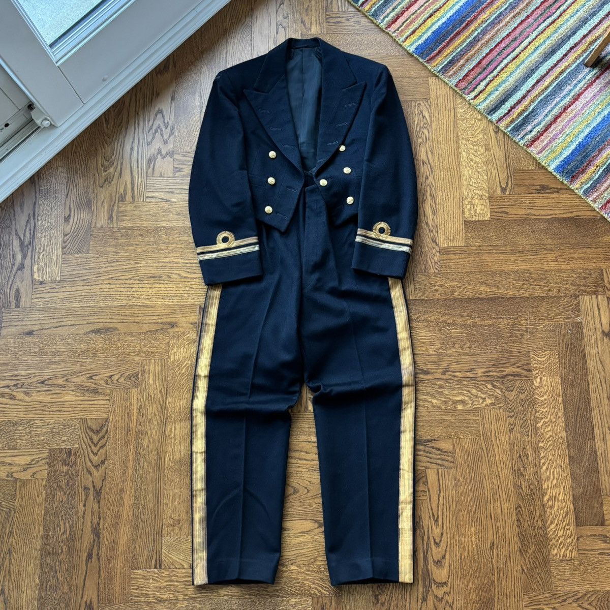 Vintage 1960s Royal Canadian Navy Mess Kit Vintage RCN Officer Suit Size 34R - 22 Thumbnail