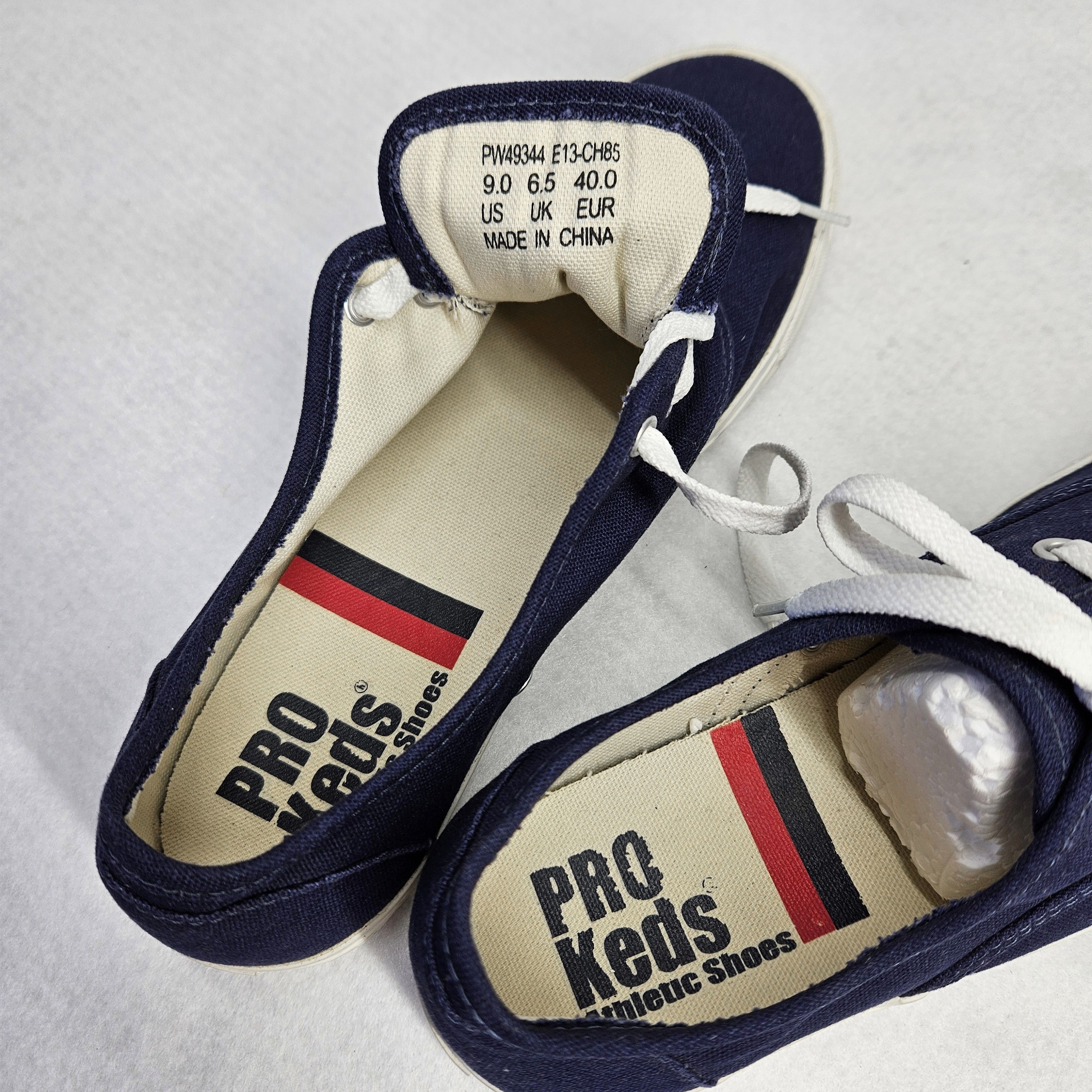 Pro-Keds Pro Keds Size 9 Sneakers Blue Navy Cotton Canvas Flats Lace Size US 9 / IT 39 - 9 Thumbnail