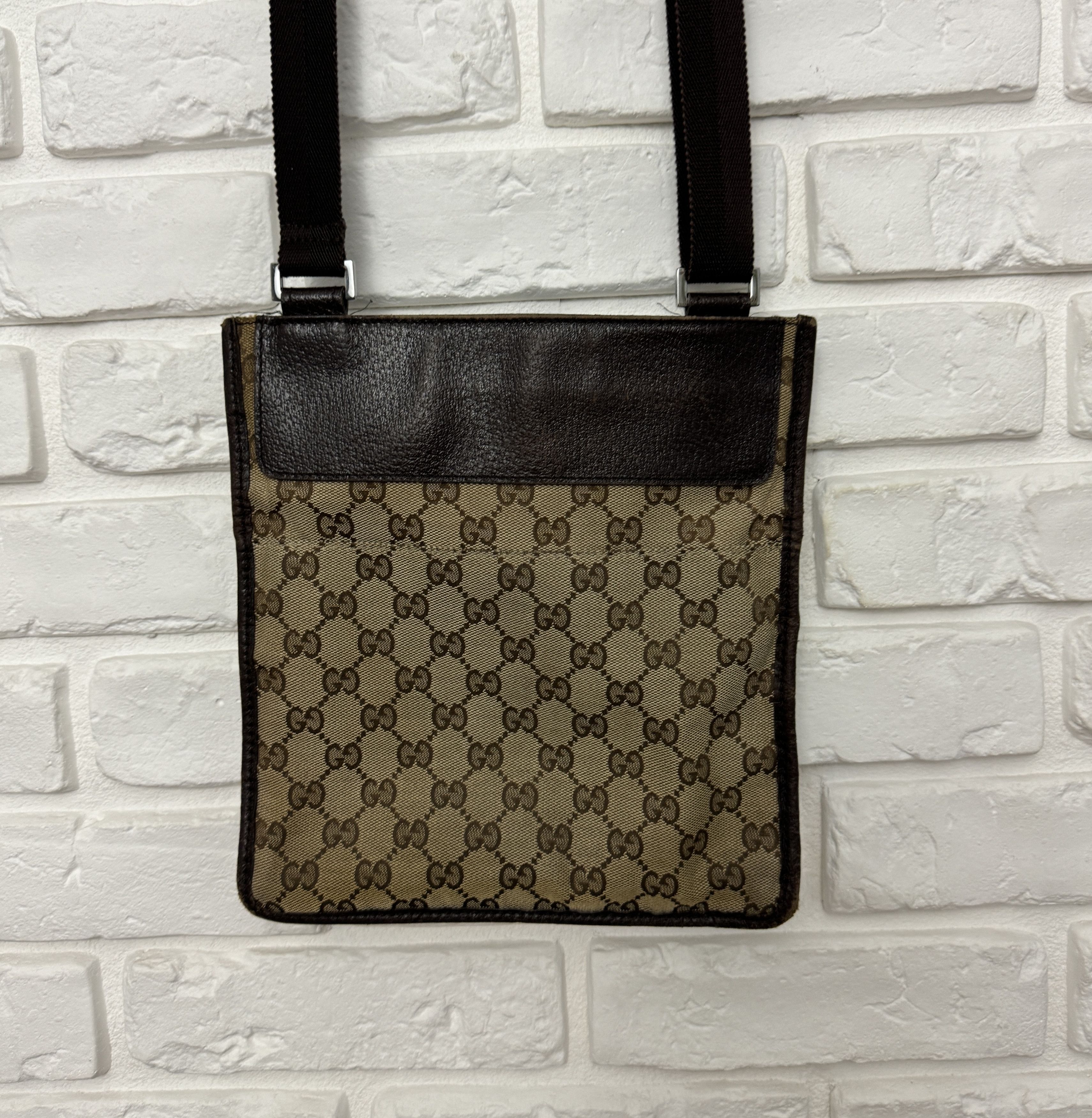 Gucci Gucci Shoulder Bag GG Canvas Leather Beige/Brown Crossbody Size ONE SIZE - 5 Thumbnail