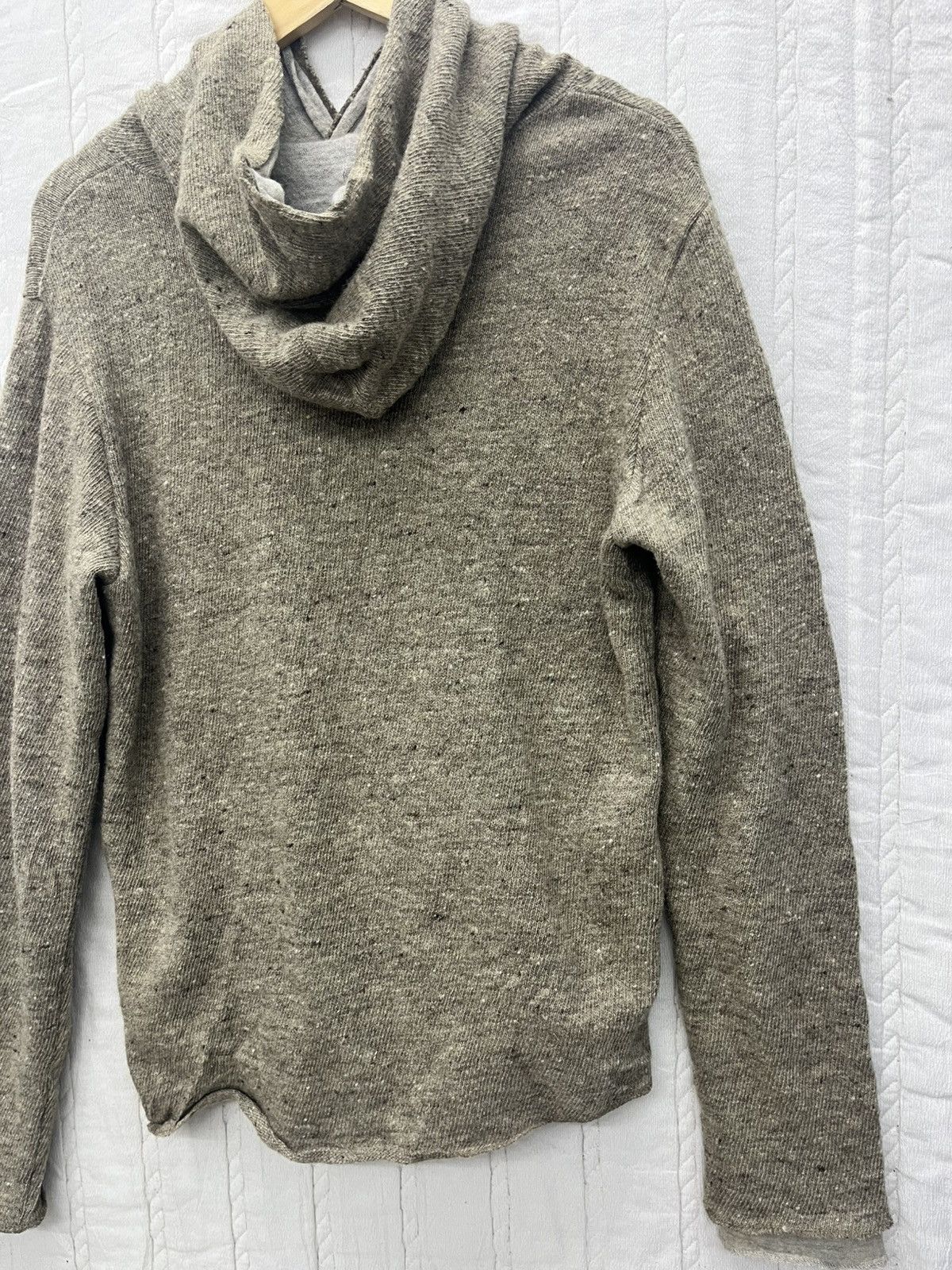 Japanese Brand × Remi Relief × Vintage ARCHIVE🔥REMI RELIEF WOOL KNIT DOUBLE LAYER HOODIE Size US M / EU 48-50 / 2 - 6 Thumbnail