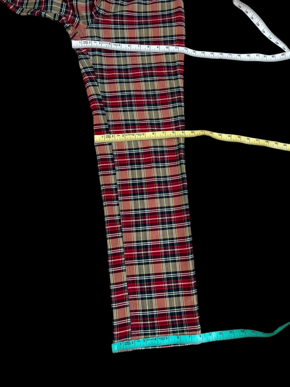 Vintage GOWEST Japan Tartan Plaid Check Trouser Pant Size US 30 / EU 46 - 4 Thumbnail