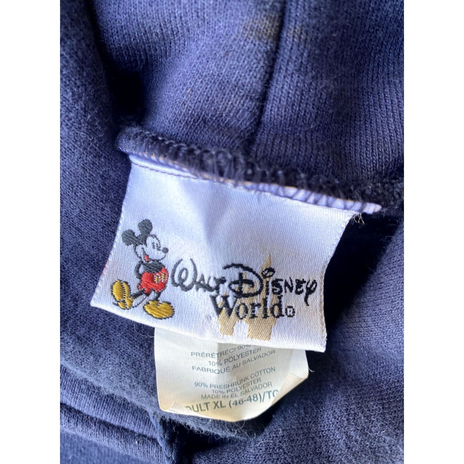 Disney VINTAGE Disney Mickey Mouse United Kingdom Epcot Hoodie Sweatshirt XL Blue Size US XL / EU 56 / 4 - 2 Thumbnail