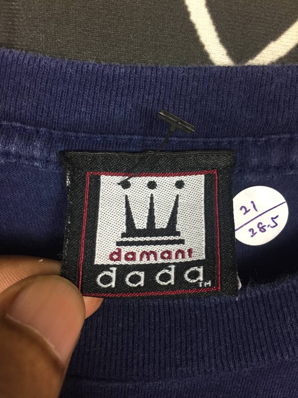 Damani Dada × Vintage Vtg Damani Dada Crown Logo OG Streetwear Tee Size US L / EU 52-54 / 3 - 13 Thumbnail