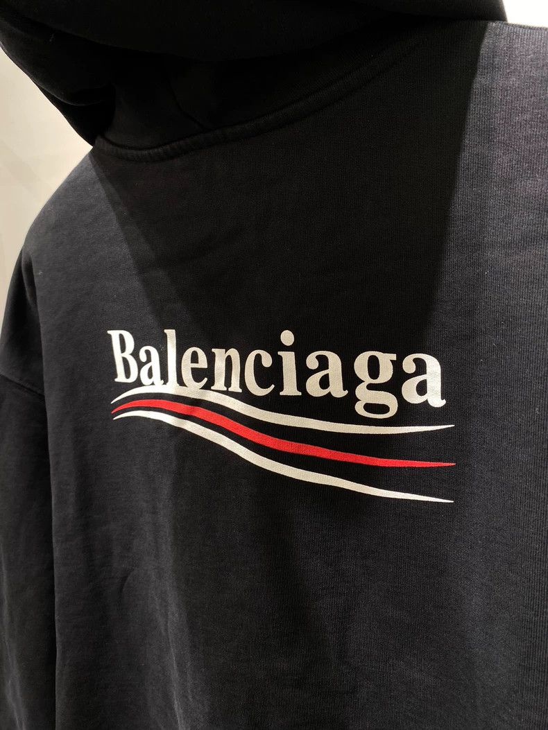 Balenciaga Balenciaga Cola wave print logo hoodie 2501-Nextarrow Size US XS / EU 42 / 0 - 8 Thumbnail