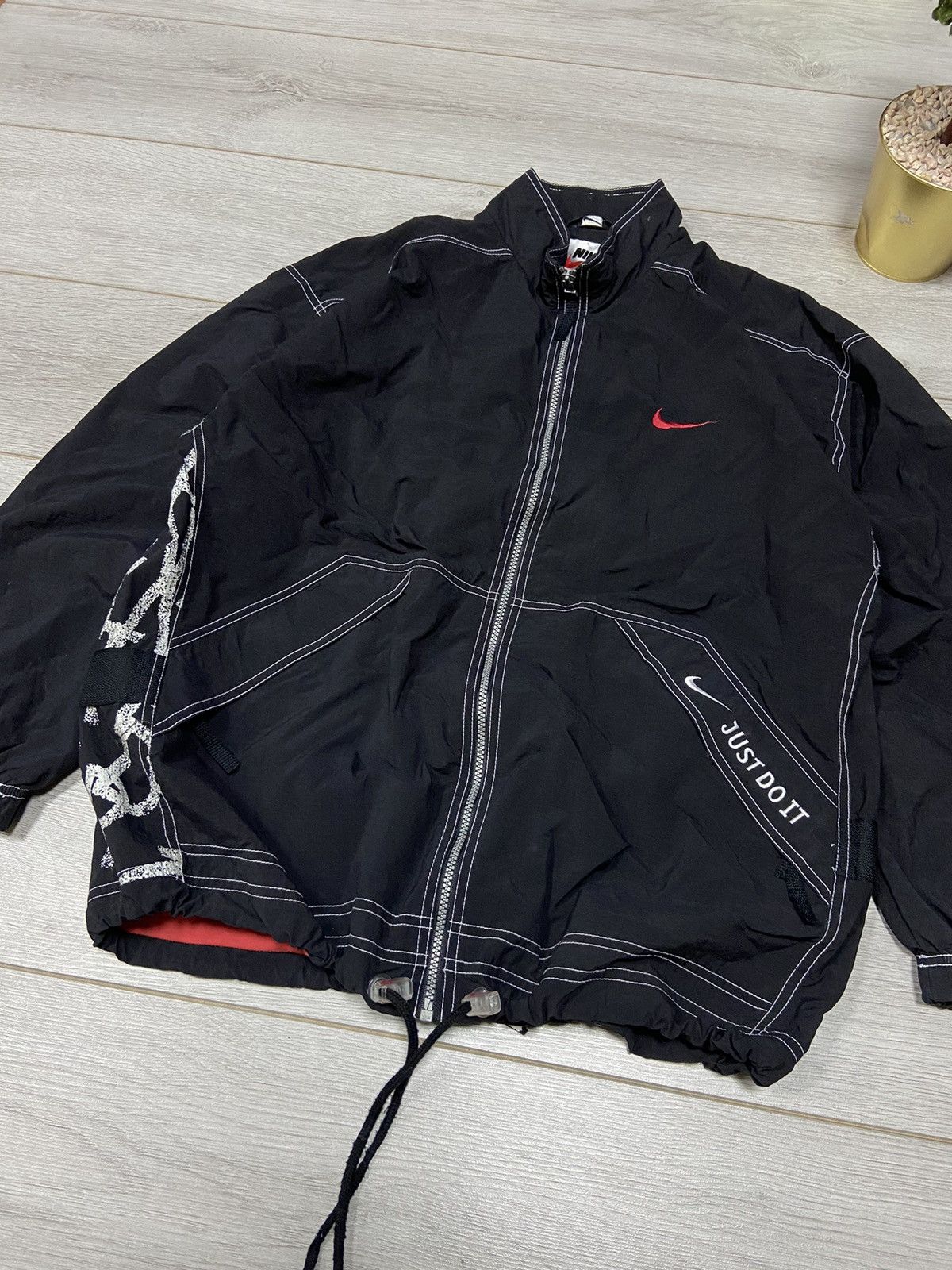 Nike Nike vintage stitched big logo track jacket windbreaker Size US M / EU 48-50 / 2 - 3 Thumbnail