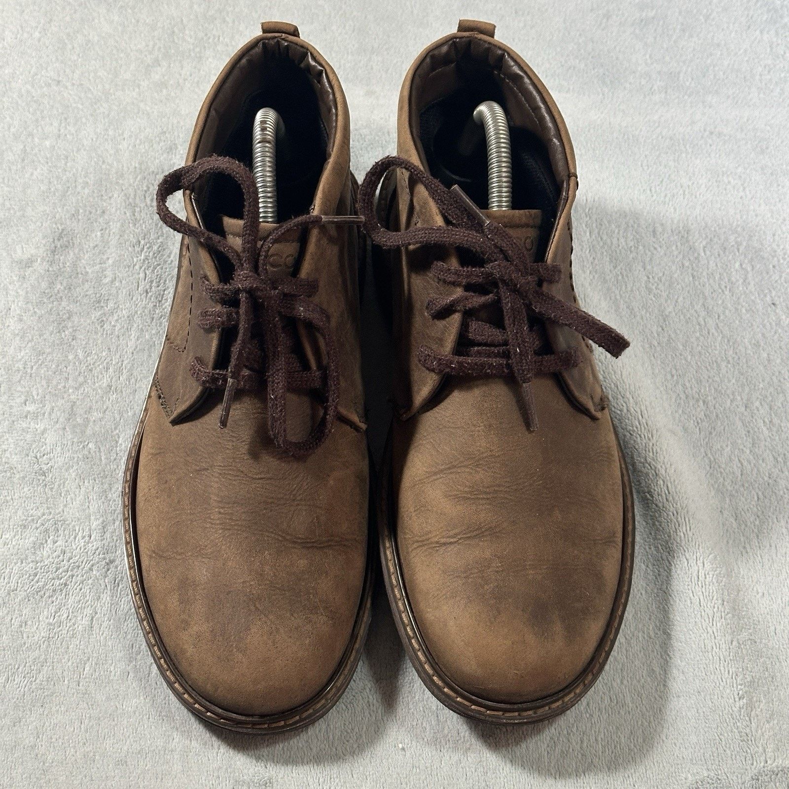 Ecco ECCO Boots Mens 7 Leather Turn GoreTex GTX Lace Ankle Chukka Size US 7 / EU 40 - 3 Thumbnail