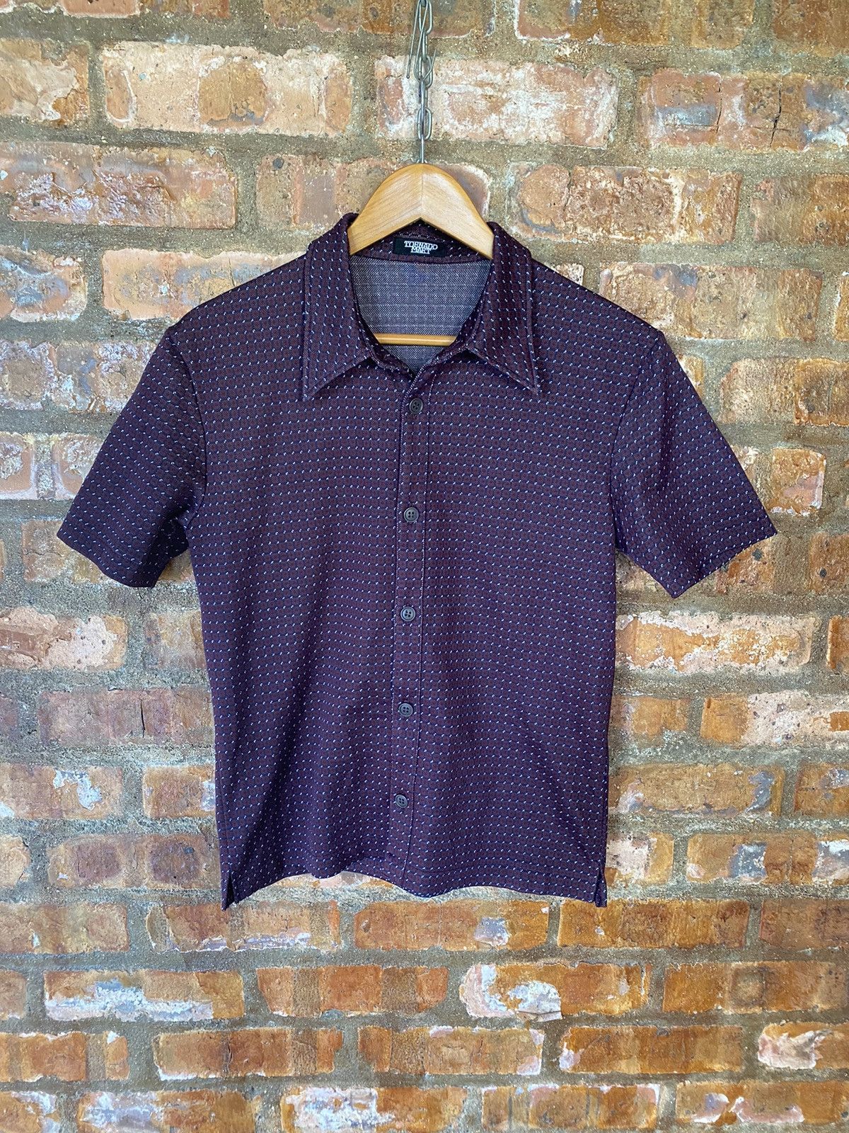 Japanese Brand × Obelisk × Tornado Mart 1990s Jacquard pattern button shirt Size US S / EU 44-46 / 1 - 2 Thumbnail