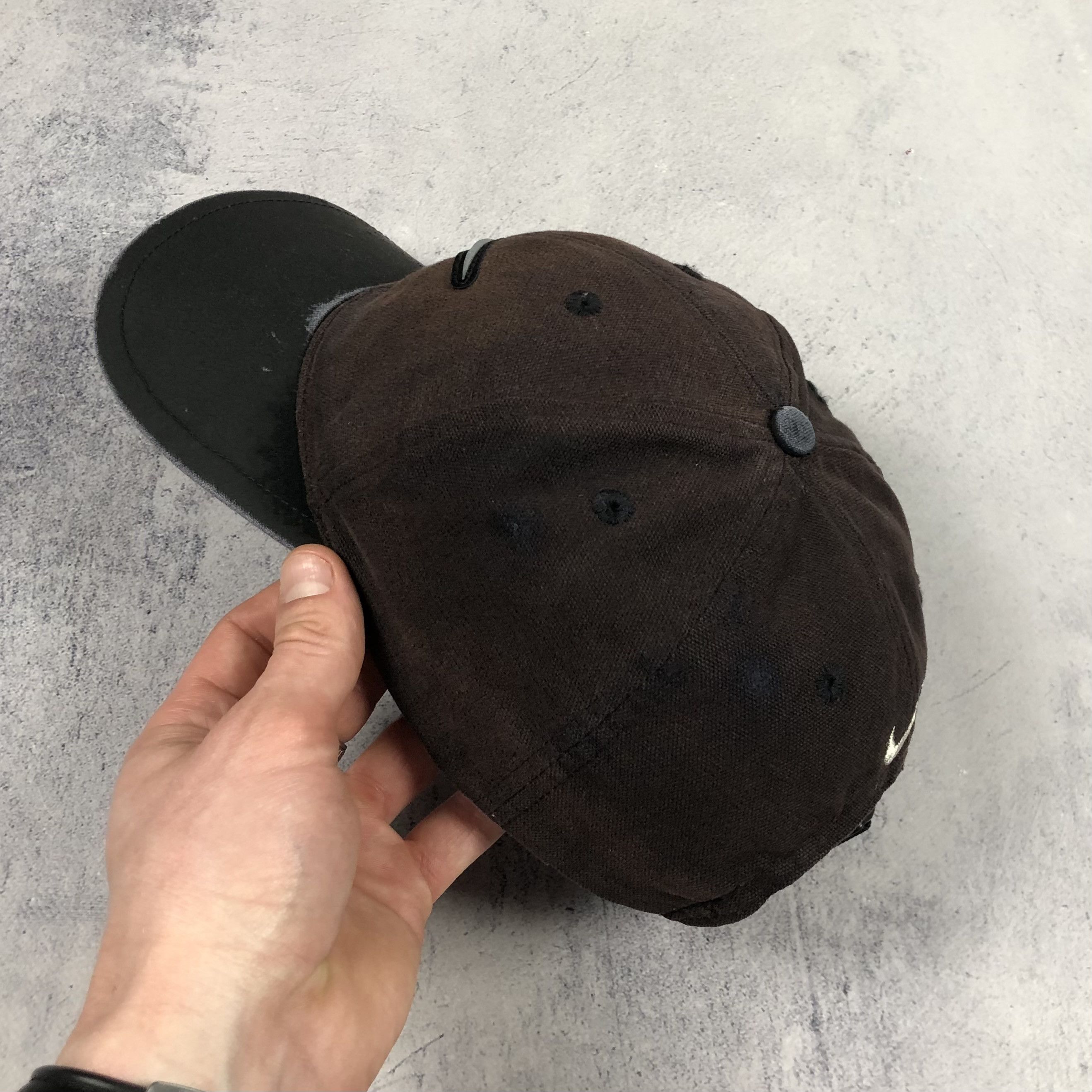 Nike 90s Nike Volume Swoosh Faded Cap Size ONE SIZE - 5 Thumbnail