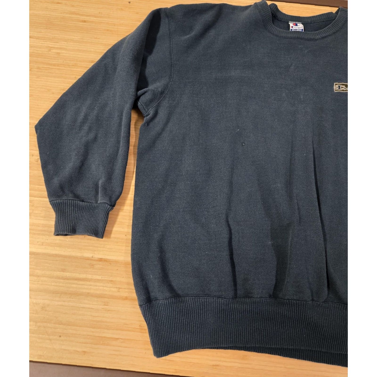 Champion VINTAGE Champion Sweatshirt Mens 2XL Green Crewneck Small Logo Made in USA 90s Size US XXL / EU 58 / 5 - 3 Thumbnail