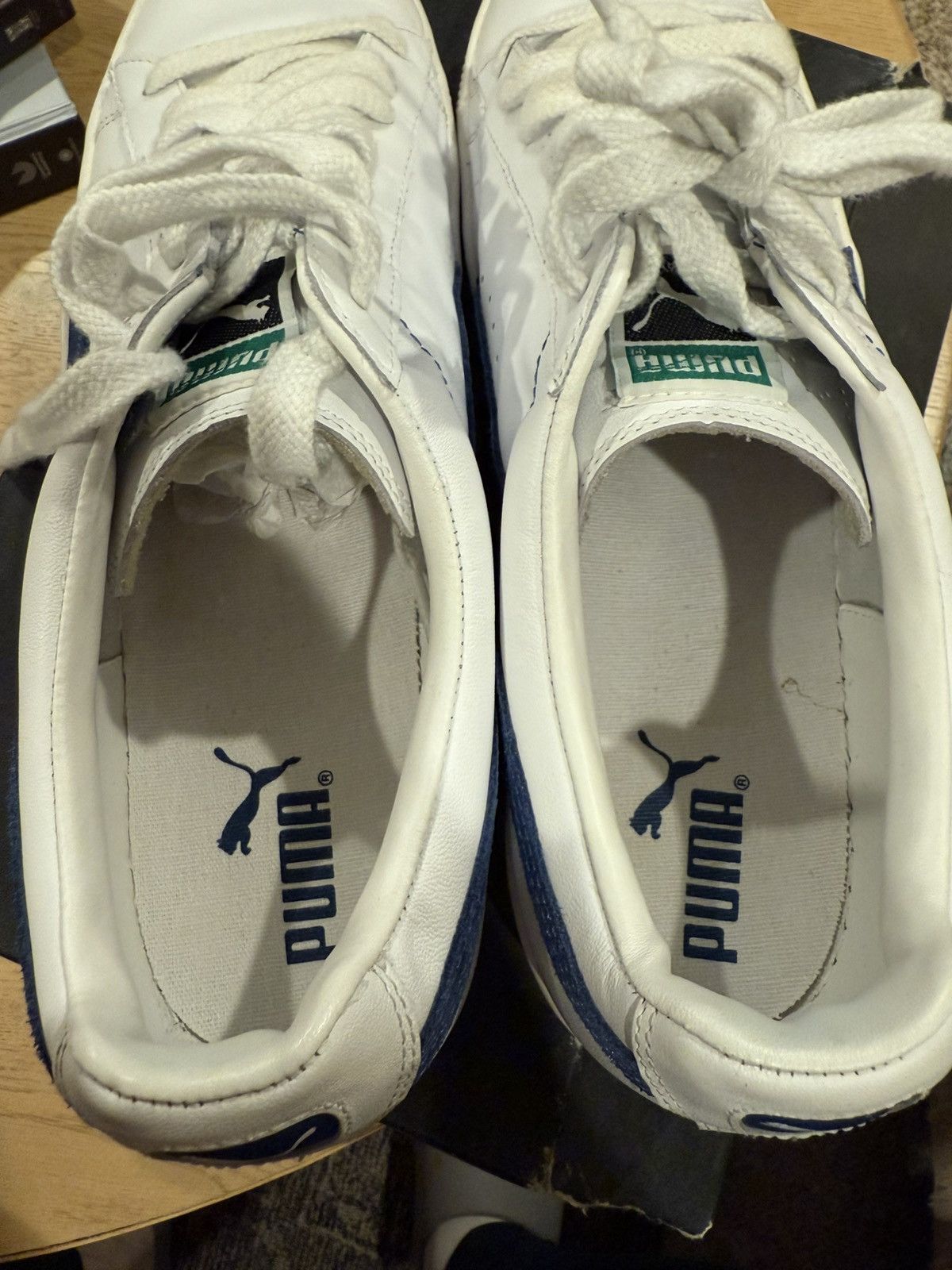 Puma Vintage 2003 Puma Basket White/Blue mens size 13 Size US 13 / EU 46 - 8 Thumbnail