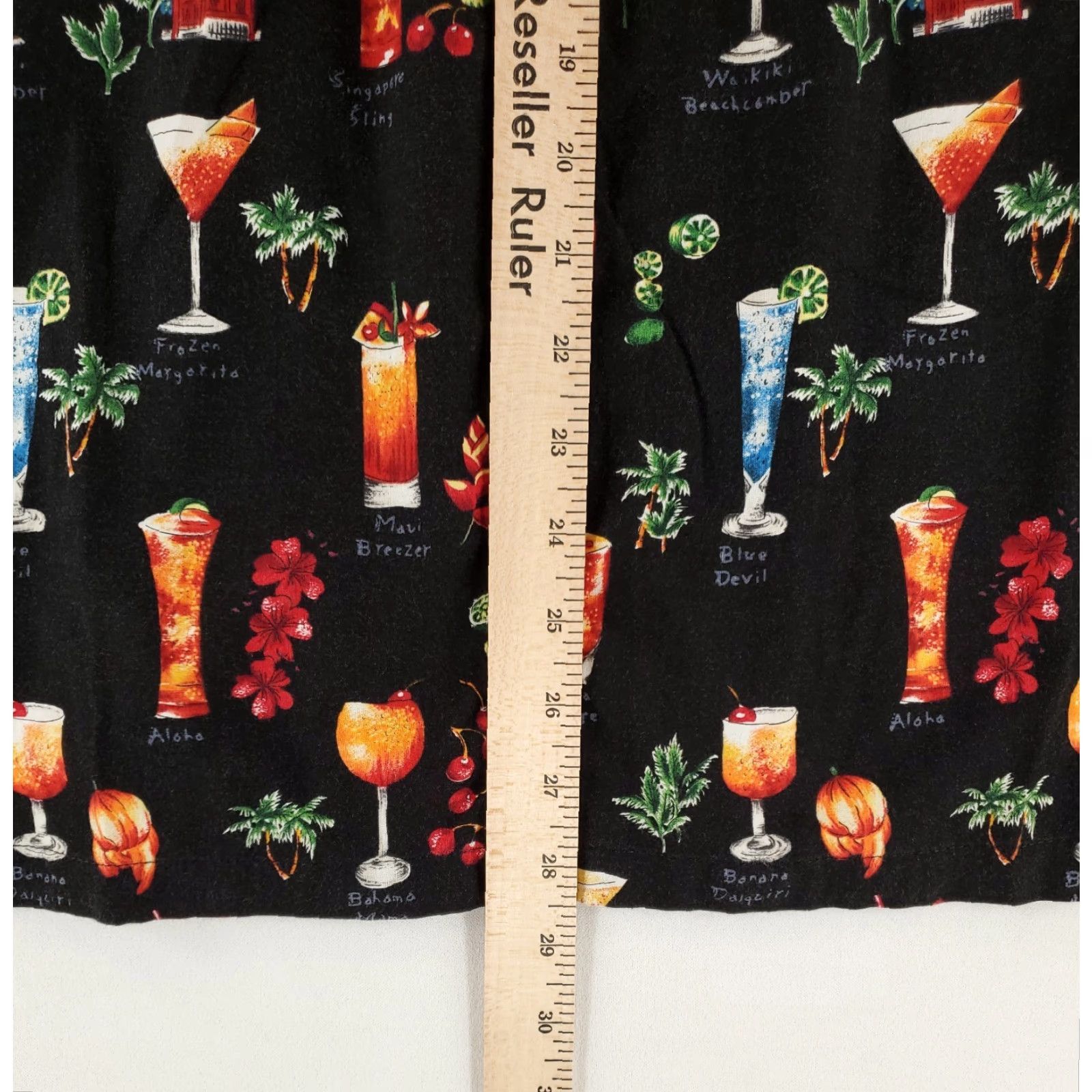 Vintage Weekender Shirt Cocktails Short Sleeve Hawaiian Button Up Black Mens L Mens L Size US L / EU 52-54 / 3 - 6 Thumbnail