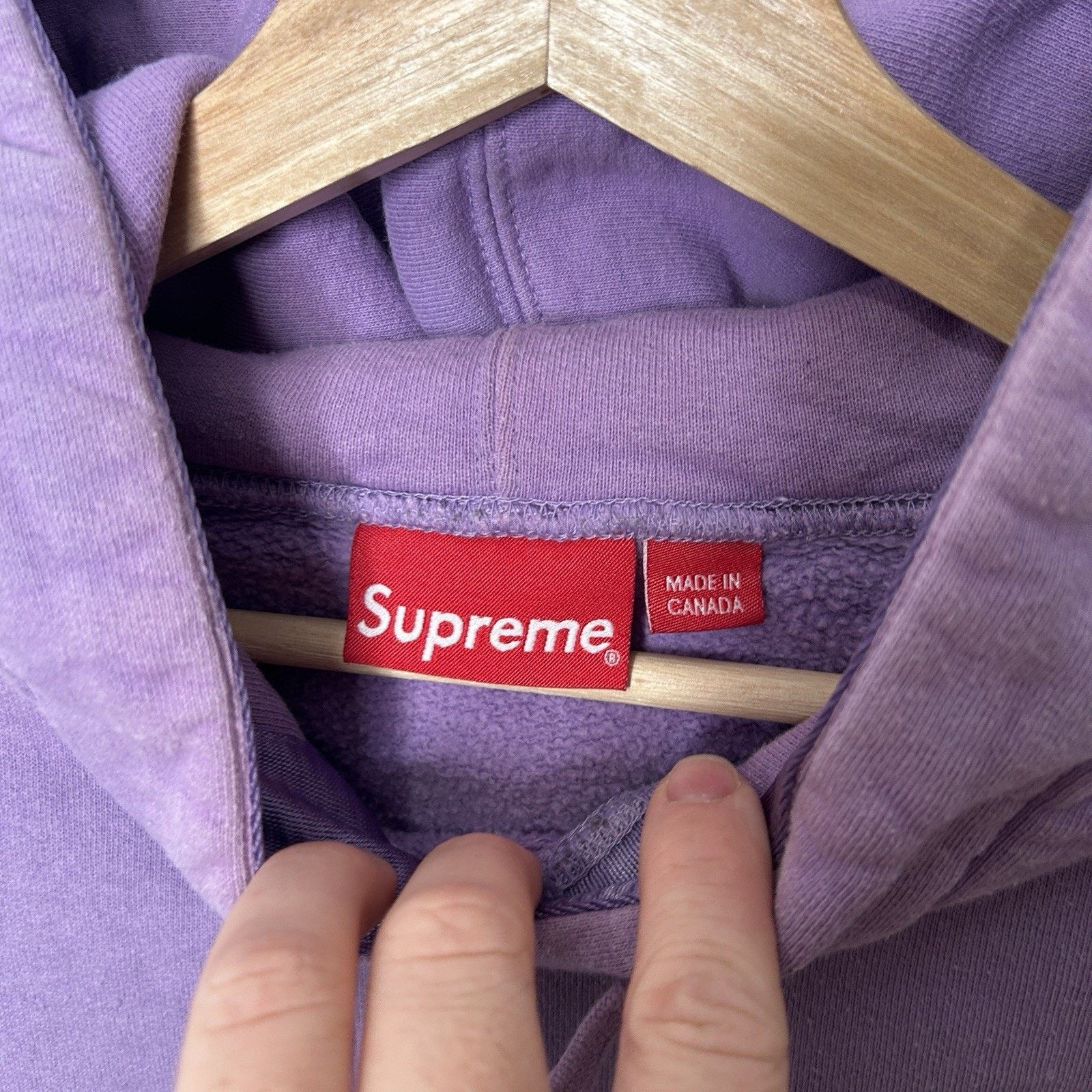 Supreme Supreme Tonal Webbing Trim Pullover Hoodie “Purple” SS20 Size US L / EU 52-54 / 3 - 9 Thumbnail