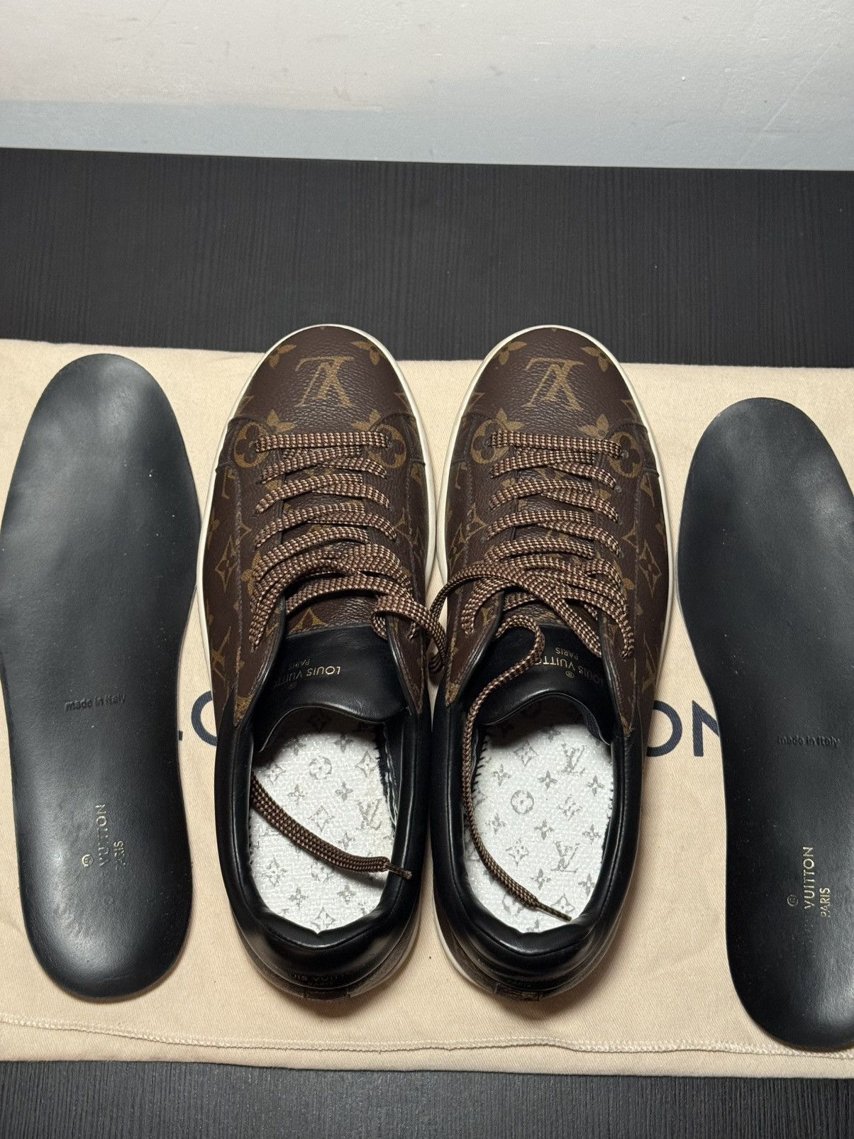 Louis Vuitton Louis Vuitton Luxembourg Sneaker Monogram Canvas Size US 8 / EU 41 - 10 Thumbnail