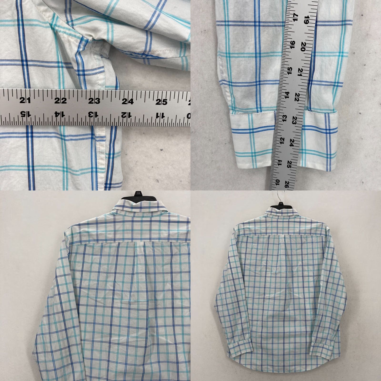 Vineyard Vines Vineyard Vines Whale Shirt Mens Large Blue Check Button-Down Preppy Coastal Shirt Size US L / EU 52-54 / 3 - 8 Thumbnail