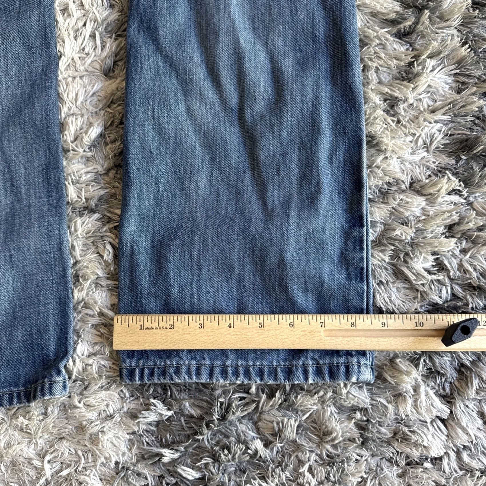 Old Navy Old Navy Jeans Woman Blue Denim Straight Casual 10 Regular 31x30 Workwear Womens Size 32" / US 10 / IT 46 - 3 Thumbnail