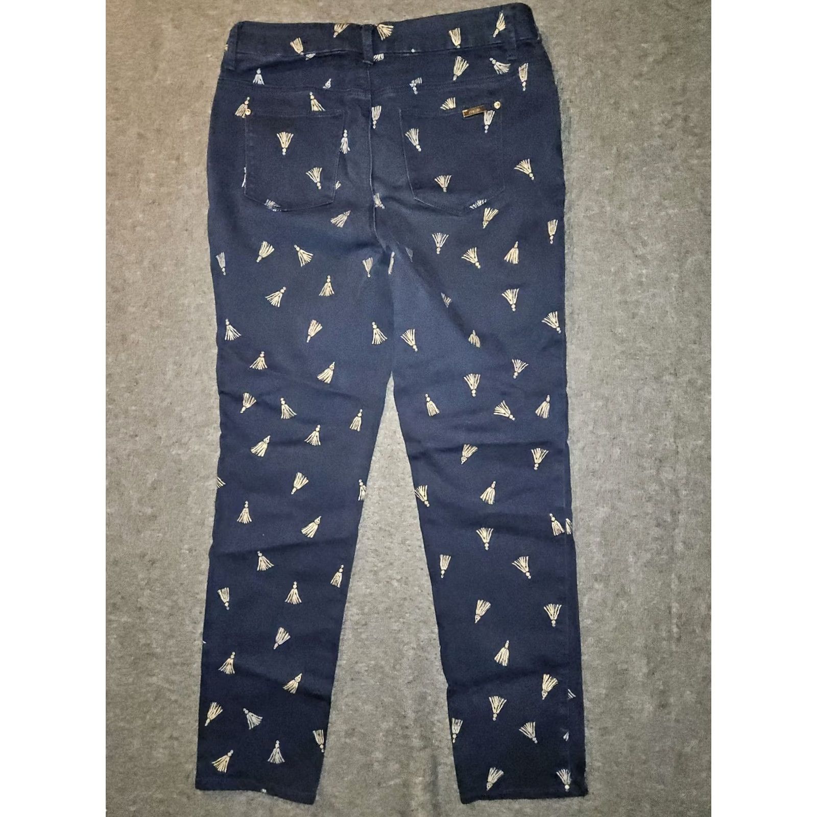Vintage VINTAGE Chico's So Slimming Girlfriend Ankle Jeans Women's 0 Blue Mid Rise AOP Stretch Preppy Denim Jeans City School Womens Size 25" / US 0 / IT 36 - 7 Thumbnail