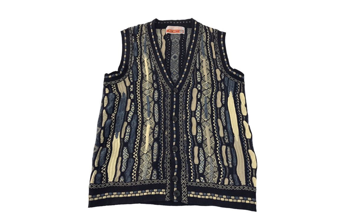 Japanese Brand × Vintage Hype Japanese Brand Old Country Knitwear Jumper Vest Size US M / EU 48-50 / 2 - 1 Thumbnail