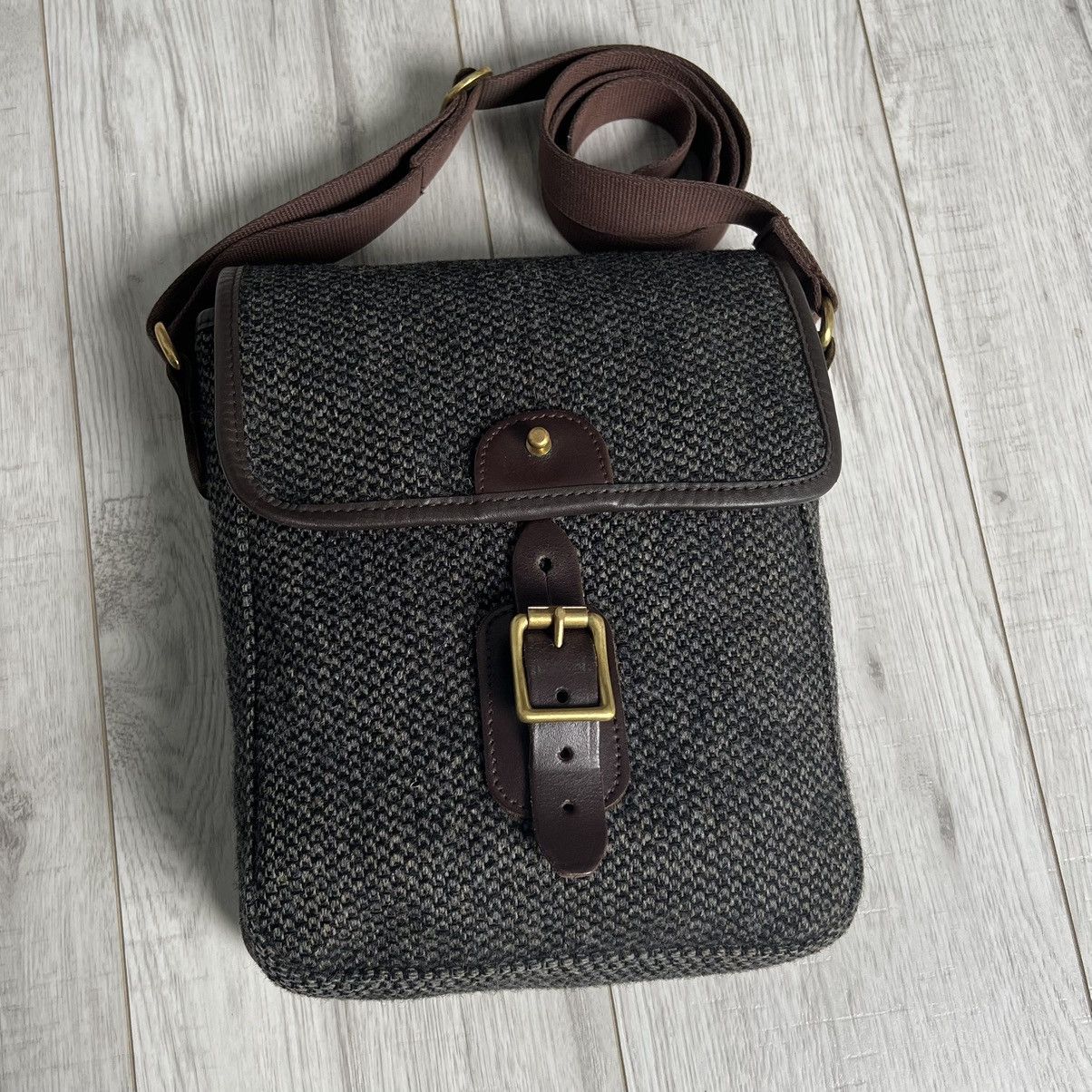 Harris Tweed Harris Tweed Luxury Vintage Bag Hand Woven Natural Materials Size ONE SIZE - 4 Thumbnail