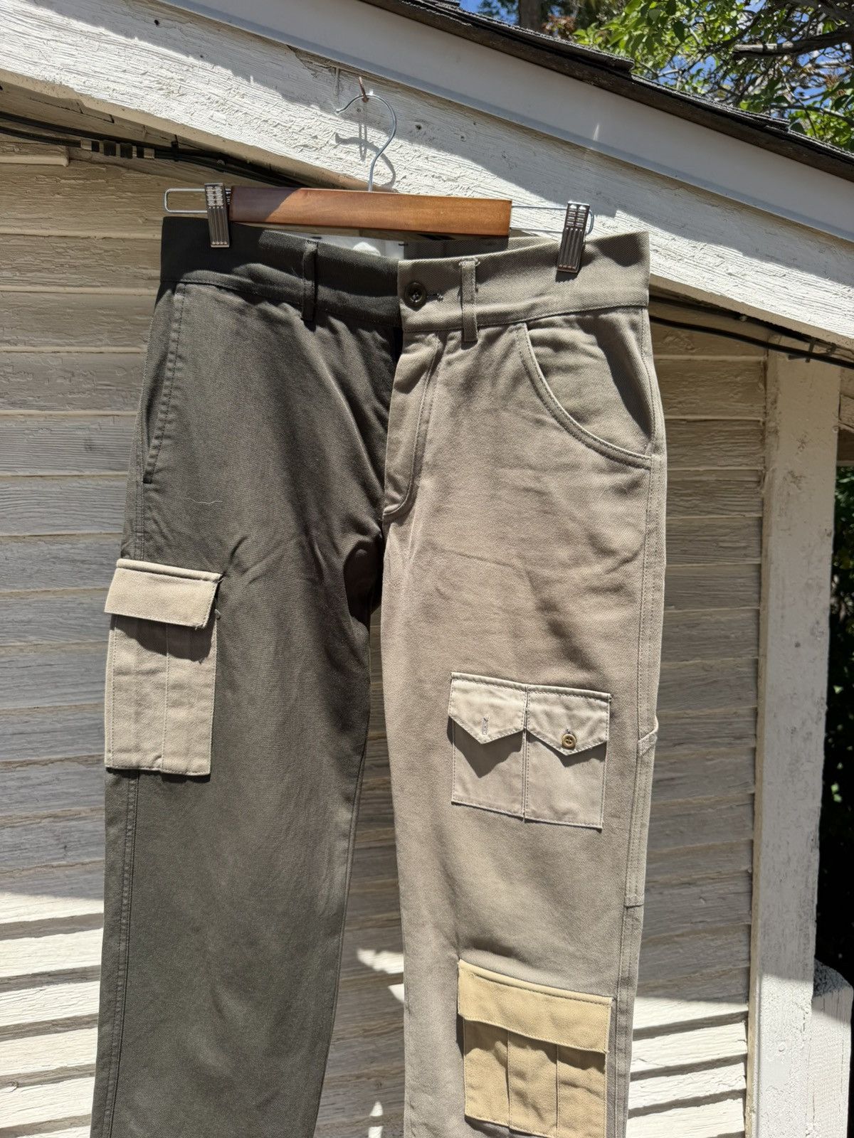 Gosha Rubchinskiy Gosha Rubchinskiy SS18 Split Work Trousers Size US 32 / EU 48 - 3 Thumbnail