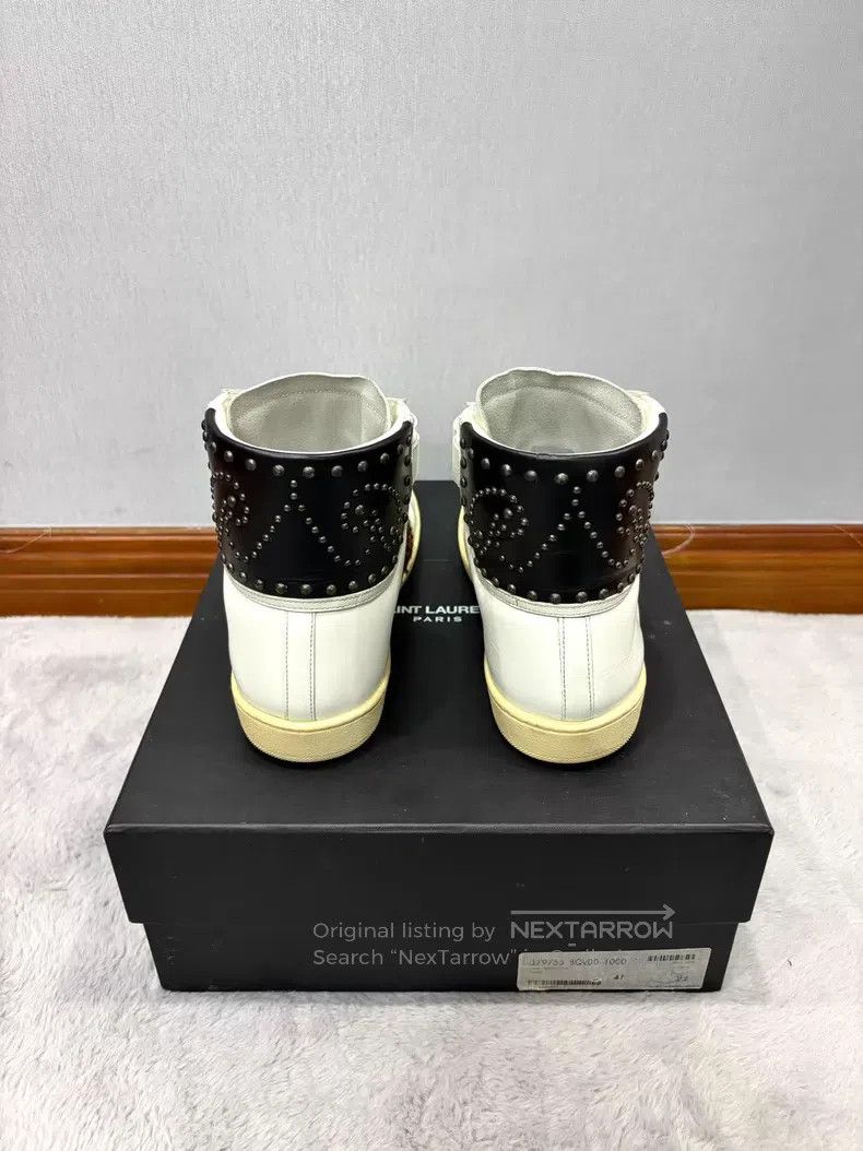 Saint Laurent Paris Saint Laurent Paris Leopard Print Orange Suede Board Shoes Size US 9 / EU 42 - 5 Thumbnail
