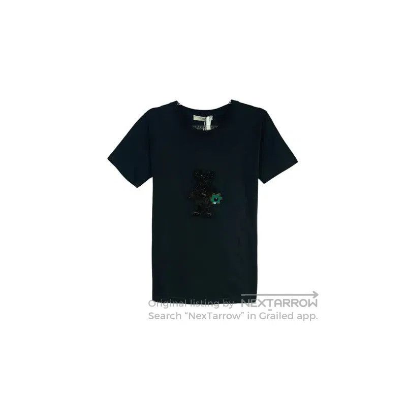 Prada Prada Black Cotton Short Sleeve T-Shirt. Size XS / US 0-2 / IT 36-38 - 1 Thumbnail