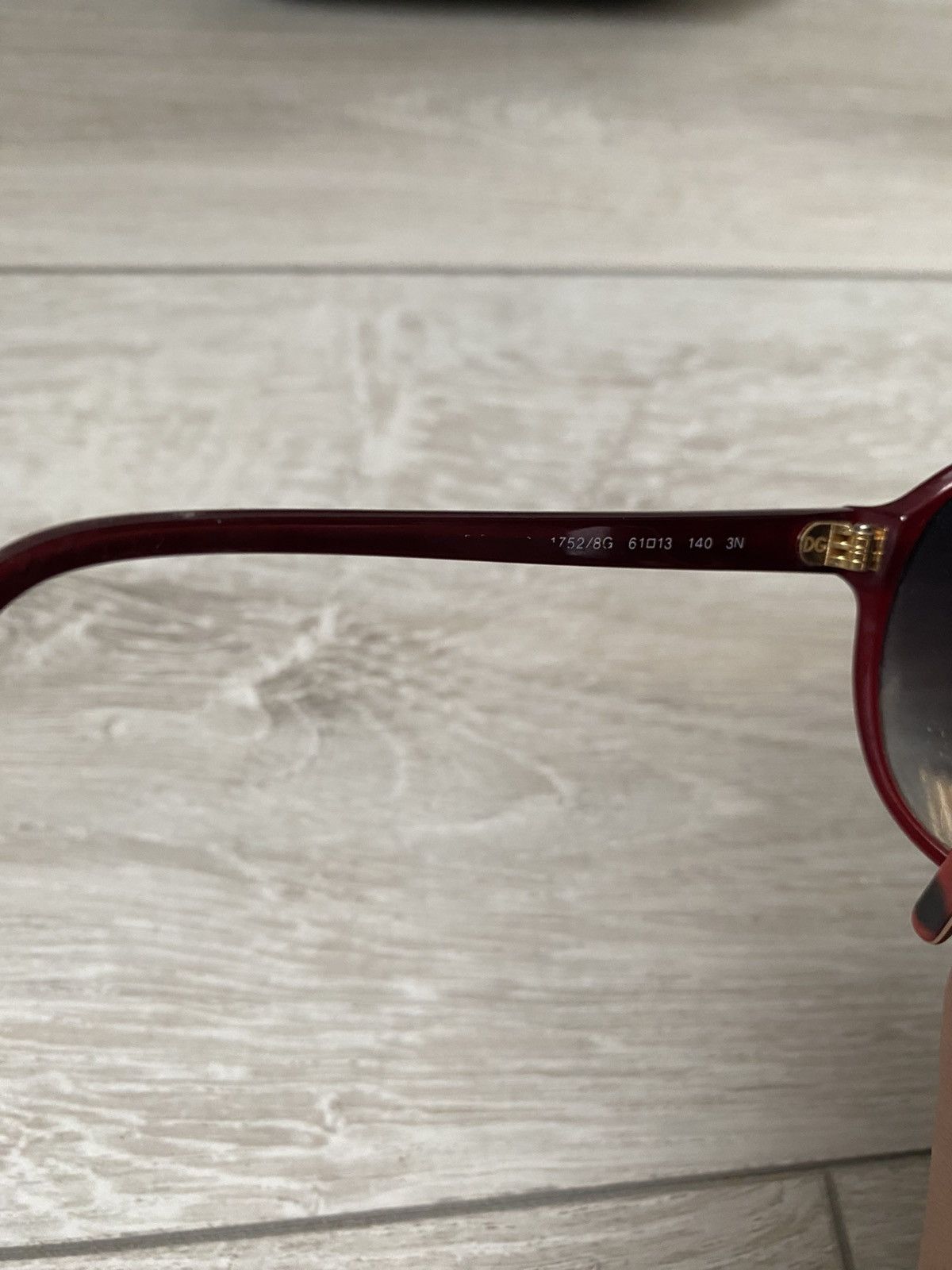Dolce & Gabbana Dolce&Gabbana vintage red black glasses Size ONE SIZE - 6 Thumbnail