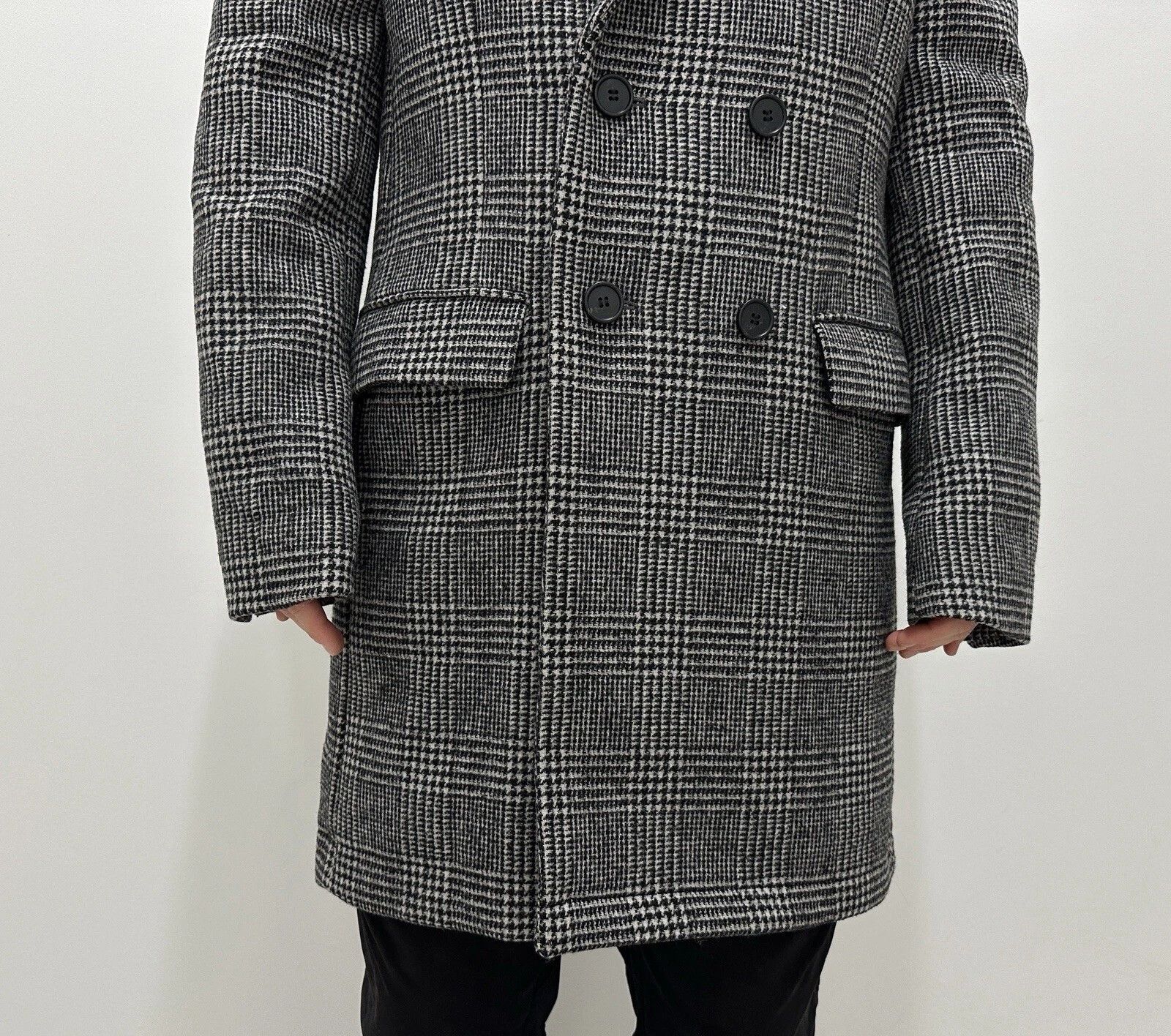 Allsaints Danson Coat Double Breasted Mens size L