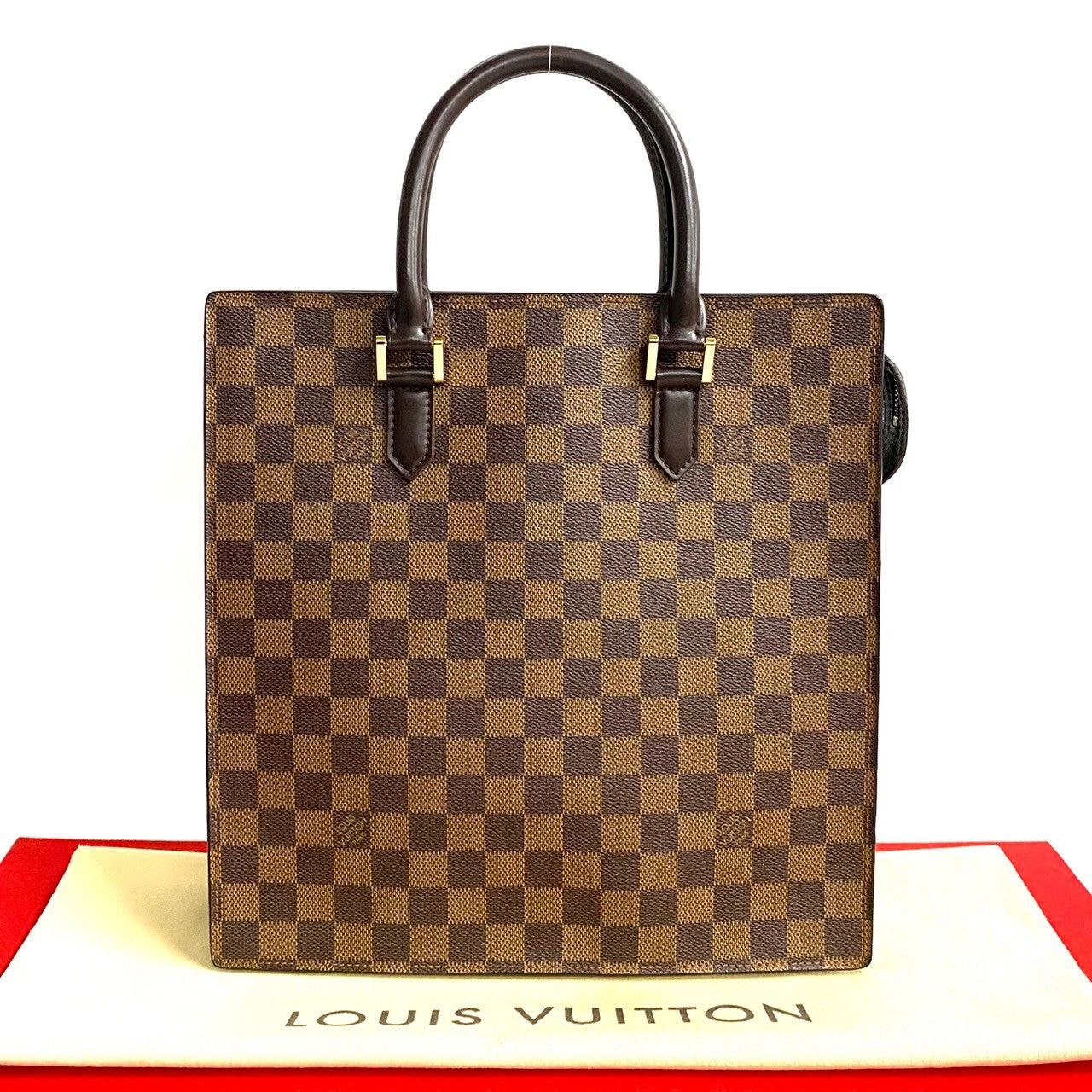 Louis Vuitton Louis Vuitton Tote Bag Brown Leather Size ONE SIZE - 1 Thumbnail