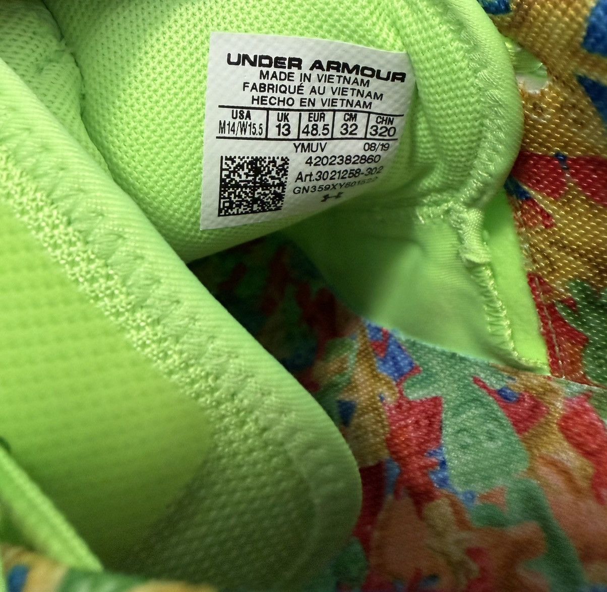 Under Armour Under Armour Curry 7 “Sour Patch” 3021258-302 Men Size 14 Size US 14 / EU 47 - 7 Thumbnail