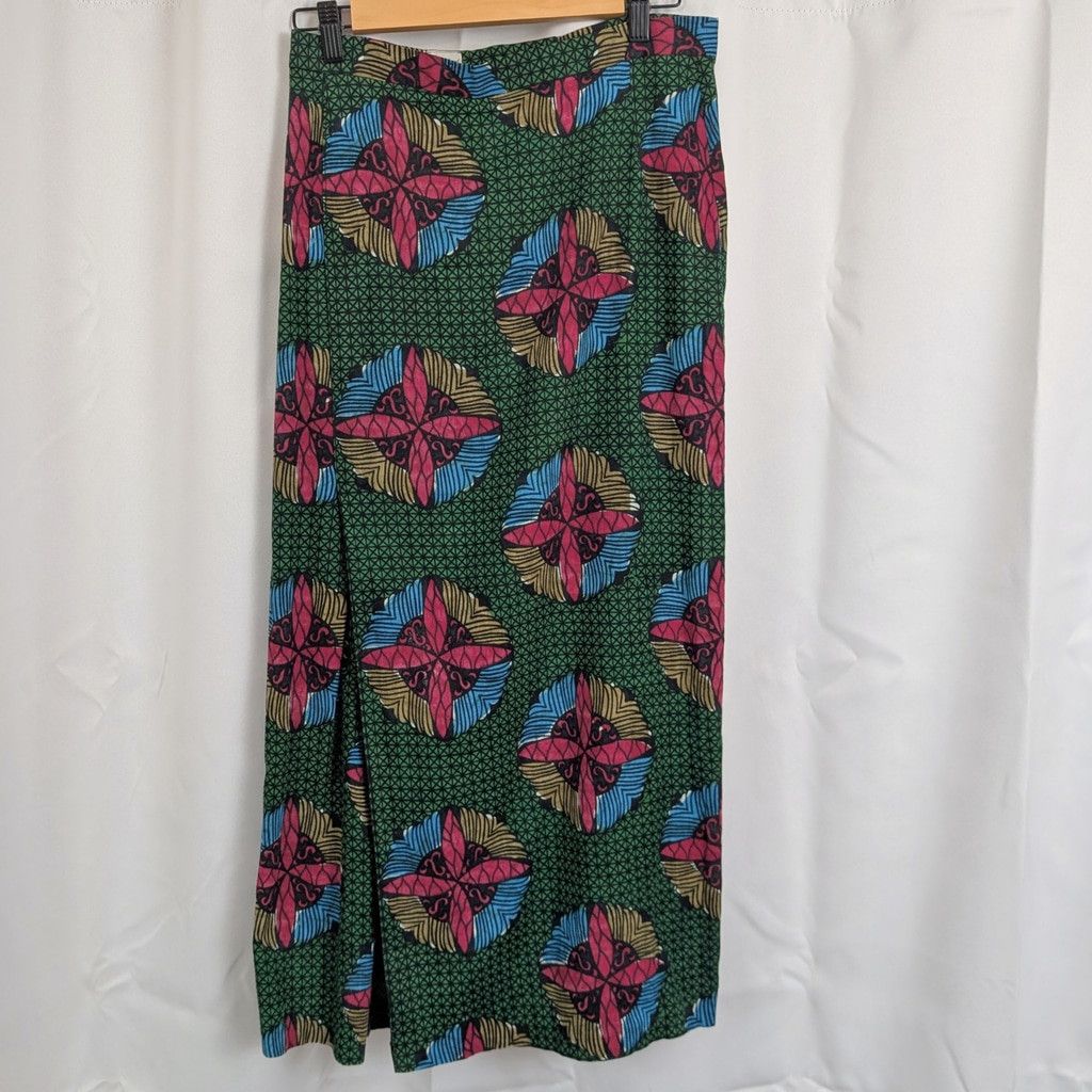 Other Vintage Swedish Pattern Maxi Skirt Size 29" - 5 Thumbnail