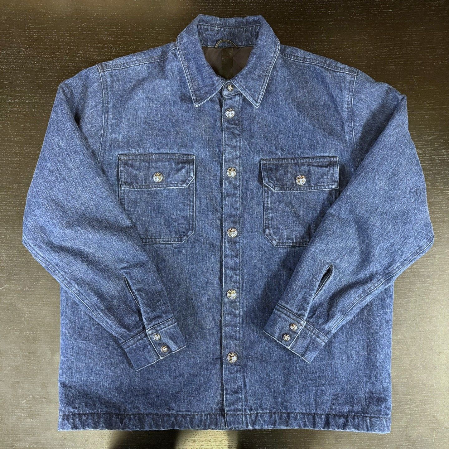 Chrome Hearts Work Dog Denim Shirt Jacket Size US L / EU 52-54 / 3 - 1 Thumbnail