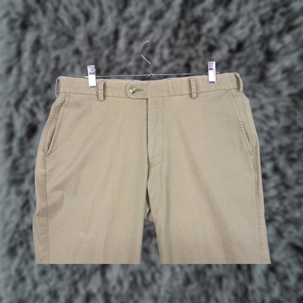 Peter Millar Peter Millar Mens Chino Pants Beige 33 Size Size US 33 - 1 Thumbnail