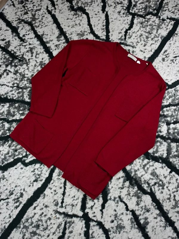 Vintage Vintage cardigan Aquascutum red S Size US M / EU 48-50 / 2 - 2 Thumbnail