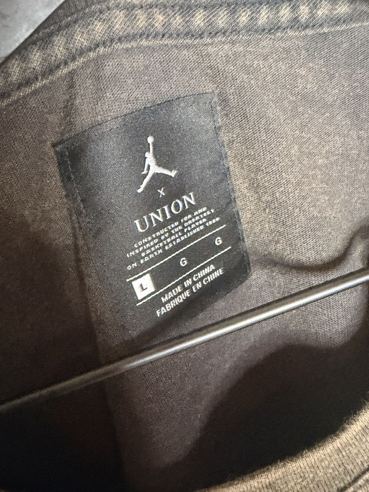 Jordan Brand × Union LA Union LA x Jordan Brand tee Size US L / EU 52-54 / 3 - 4 Thumbnail