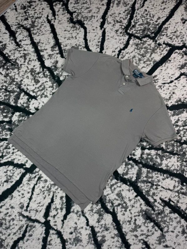 Ralph Lauren Ralph Lauren gray polo shirt with M logo Size US M / EU 48-50 / 2 - 2 Thumbnail
