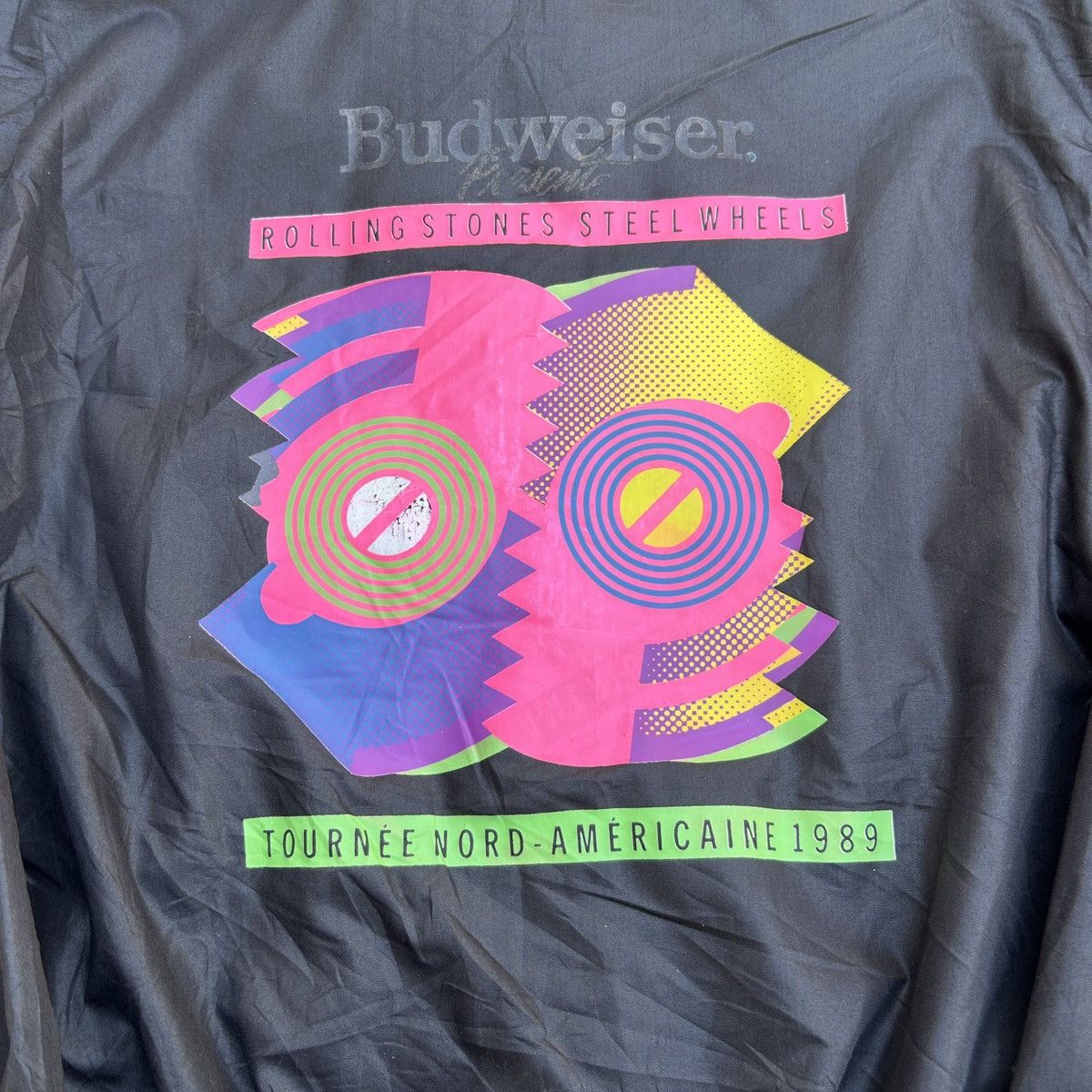 Vintage Budweiser Rolling Stones 1989 Jacket Size US M / EU 48-50 / 2 - 3 Thumbnail