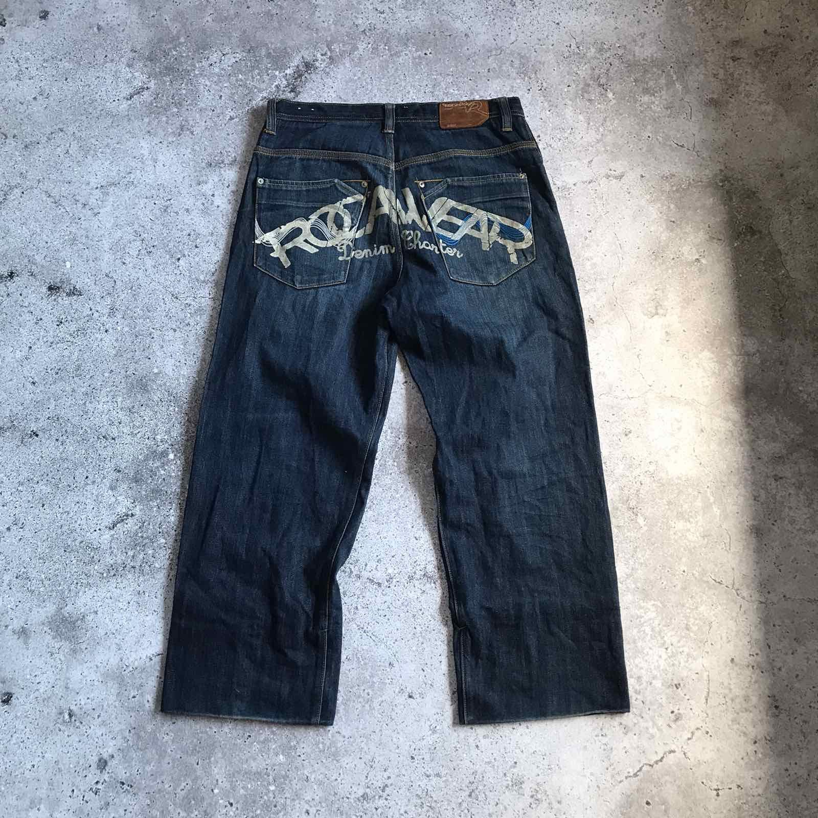 Rocawear Crazy Y2K Rocawear denim Vintage Jeans Sz 32 Size US 34 / EU 50 - 1 Thumbnail