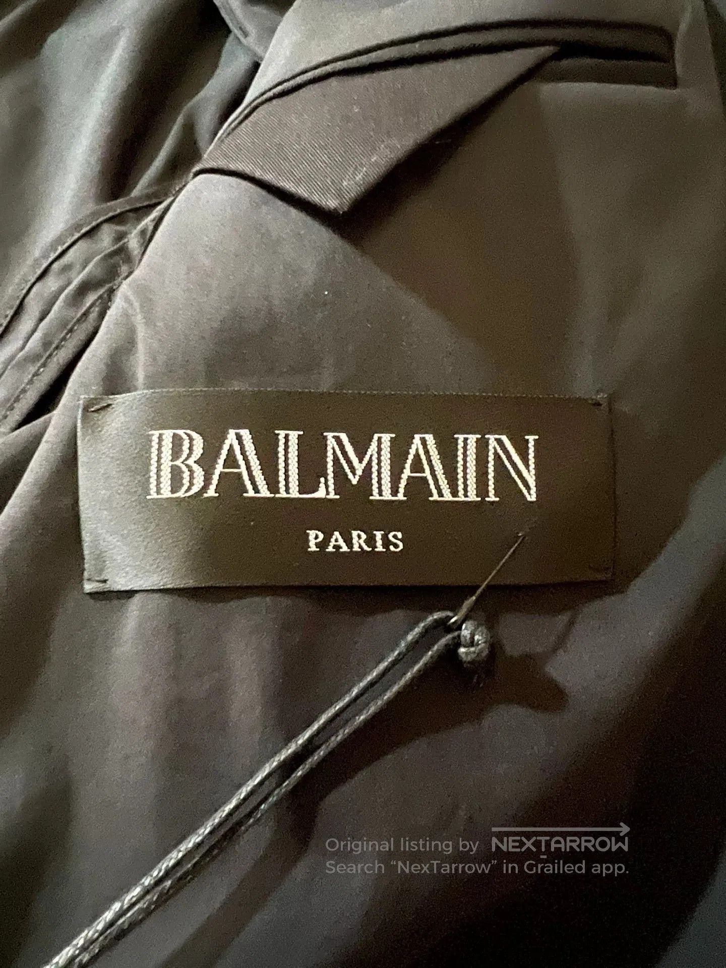 Balmain balmain black slim-fit blazer with silver buttons. Size US L / EU 52-54 / 3 - 5 Thumbnail