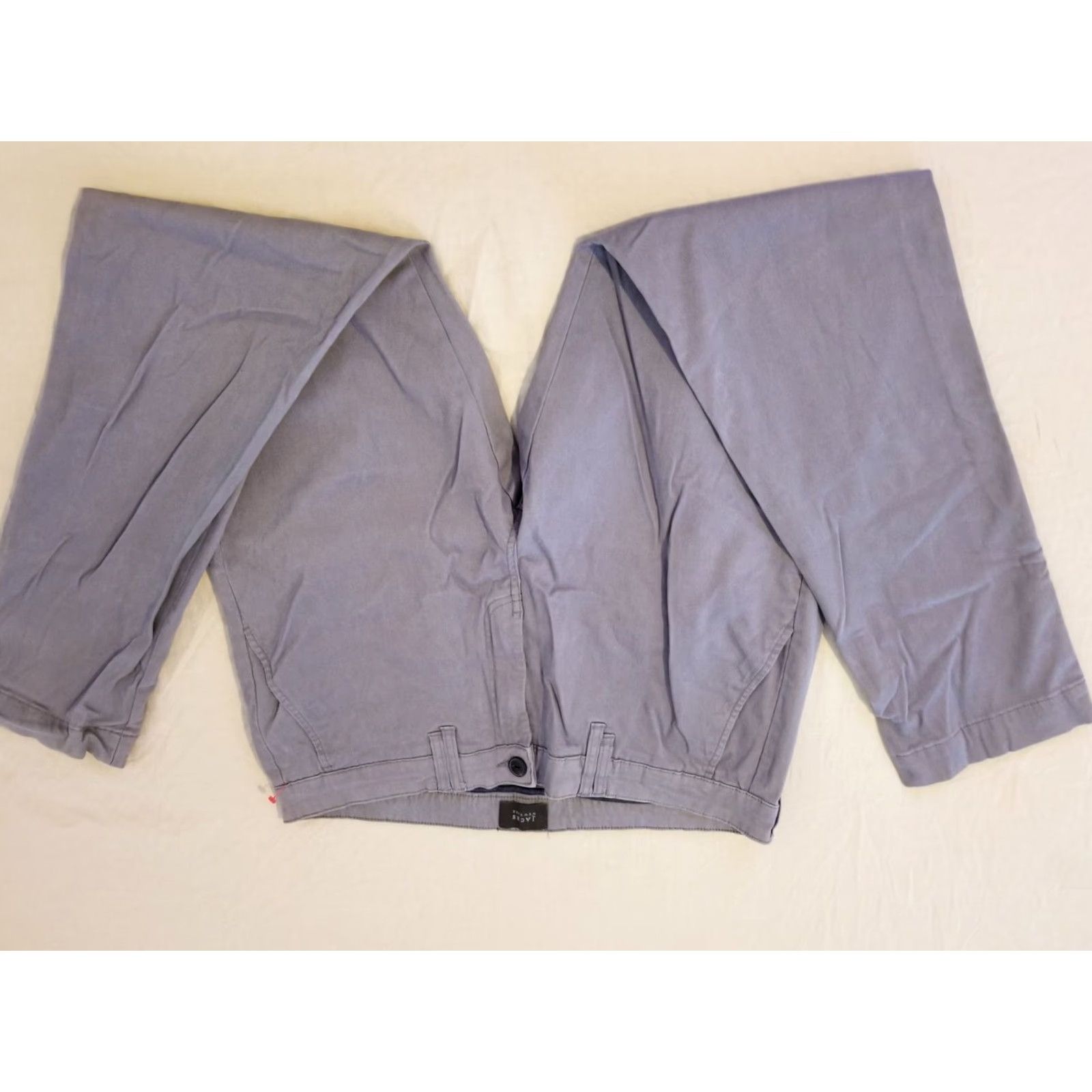 Vintage JACHS New York Khakis Slim Pants 36x32 Gray Mens Regular Inseam 32 Slimming Style Clothing Trousers Chinos Slack Dress Pants Size US 36 / EU 52 - 3 Thumbnail