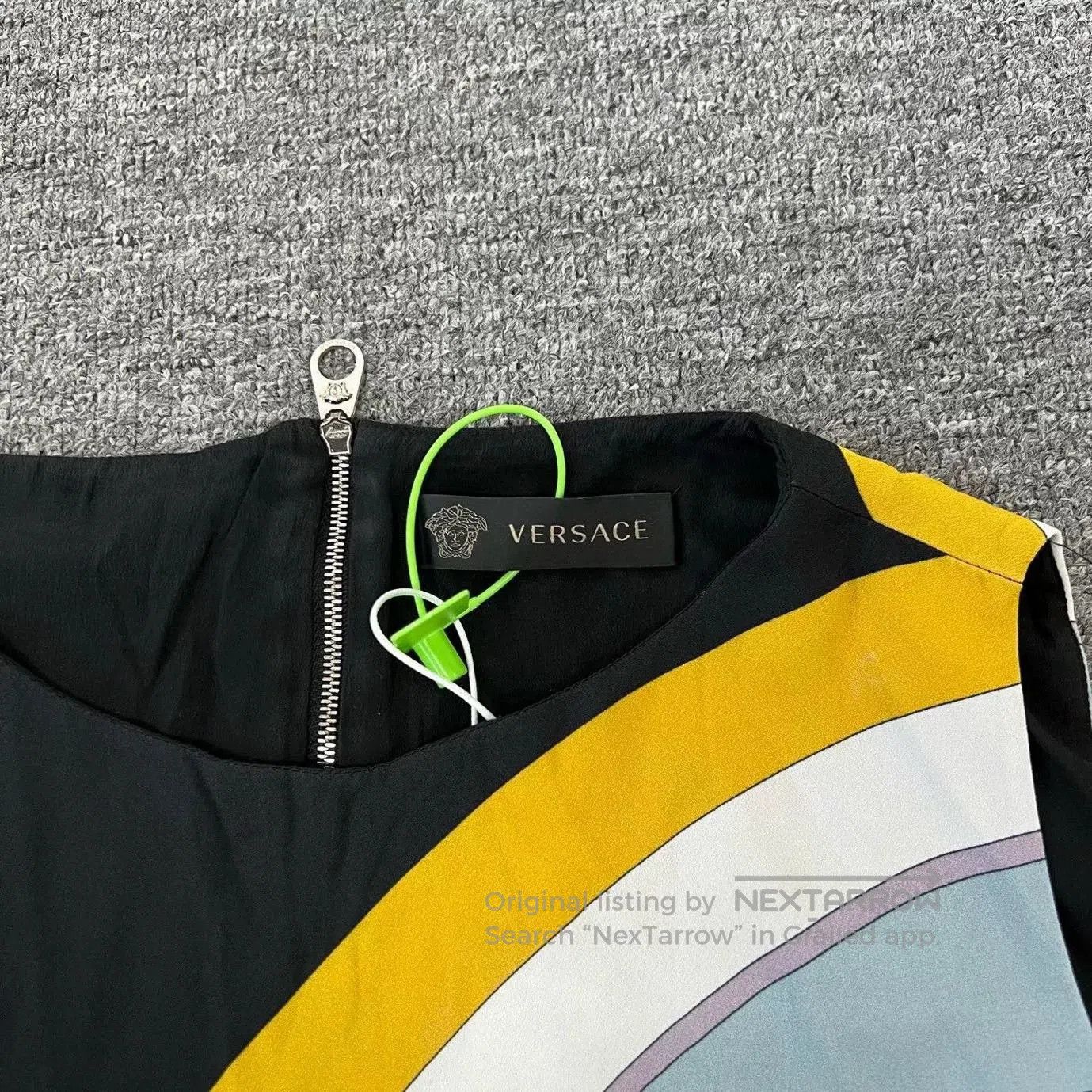 Versace Versace Medusa Rainbow Logo Sleeveless Dress. Size L / US 10 / IT 46 - 3 Thumbnail