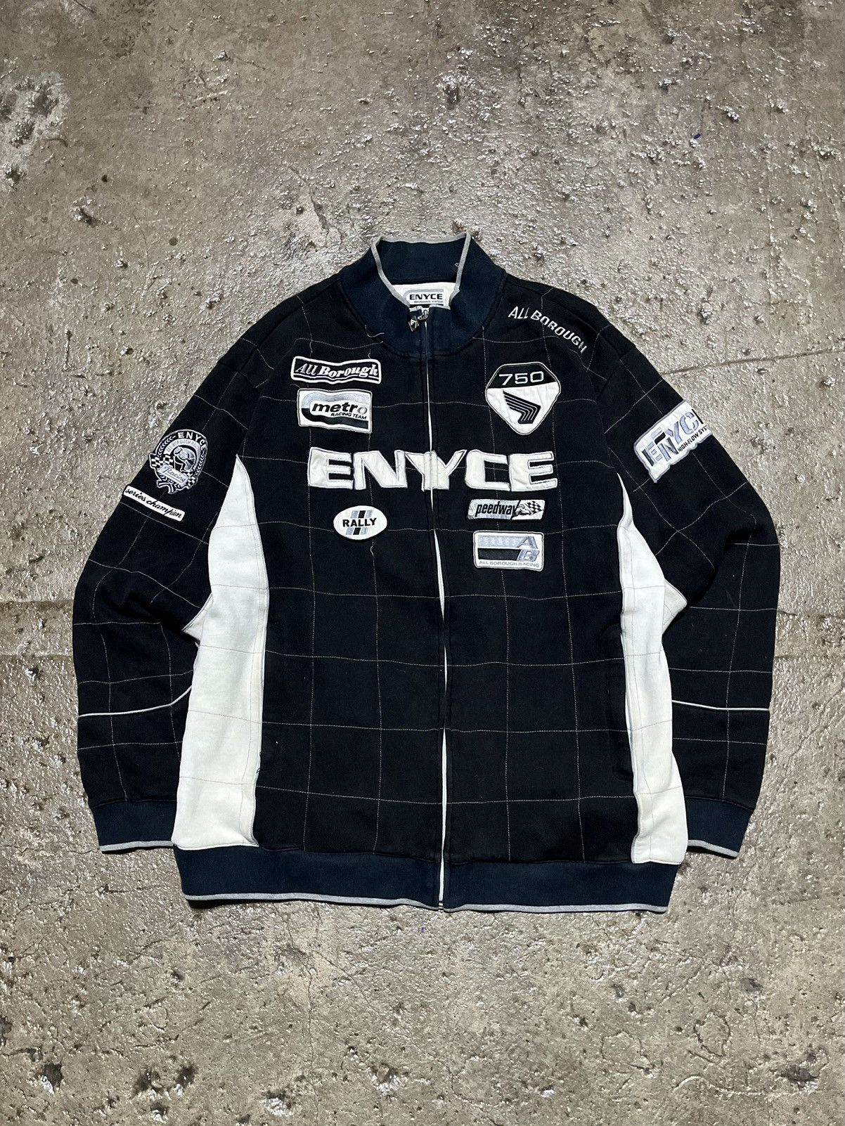 Vintage retailer Enyce Racing Rally Button Up XXL