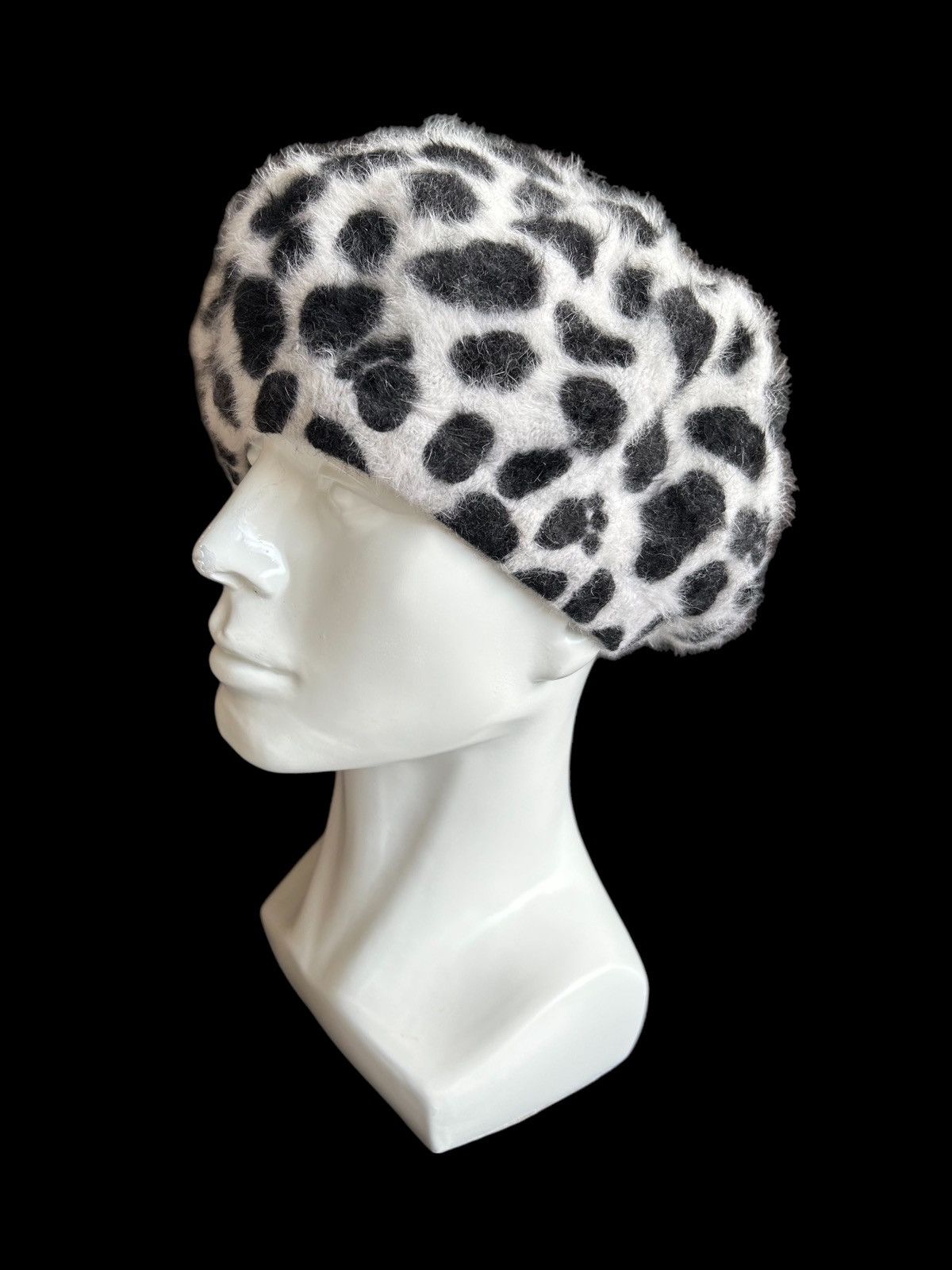 Japanese Brand × Kapital × Vintage Leopard Japanese Style Faux Fur Mohair Hats Size ONE SIZE - 2 Thumbnail