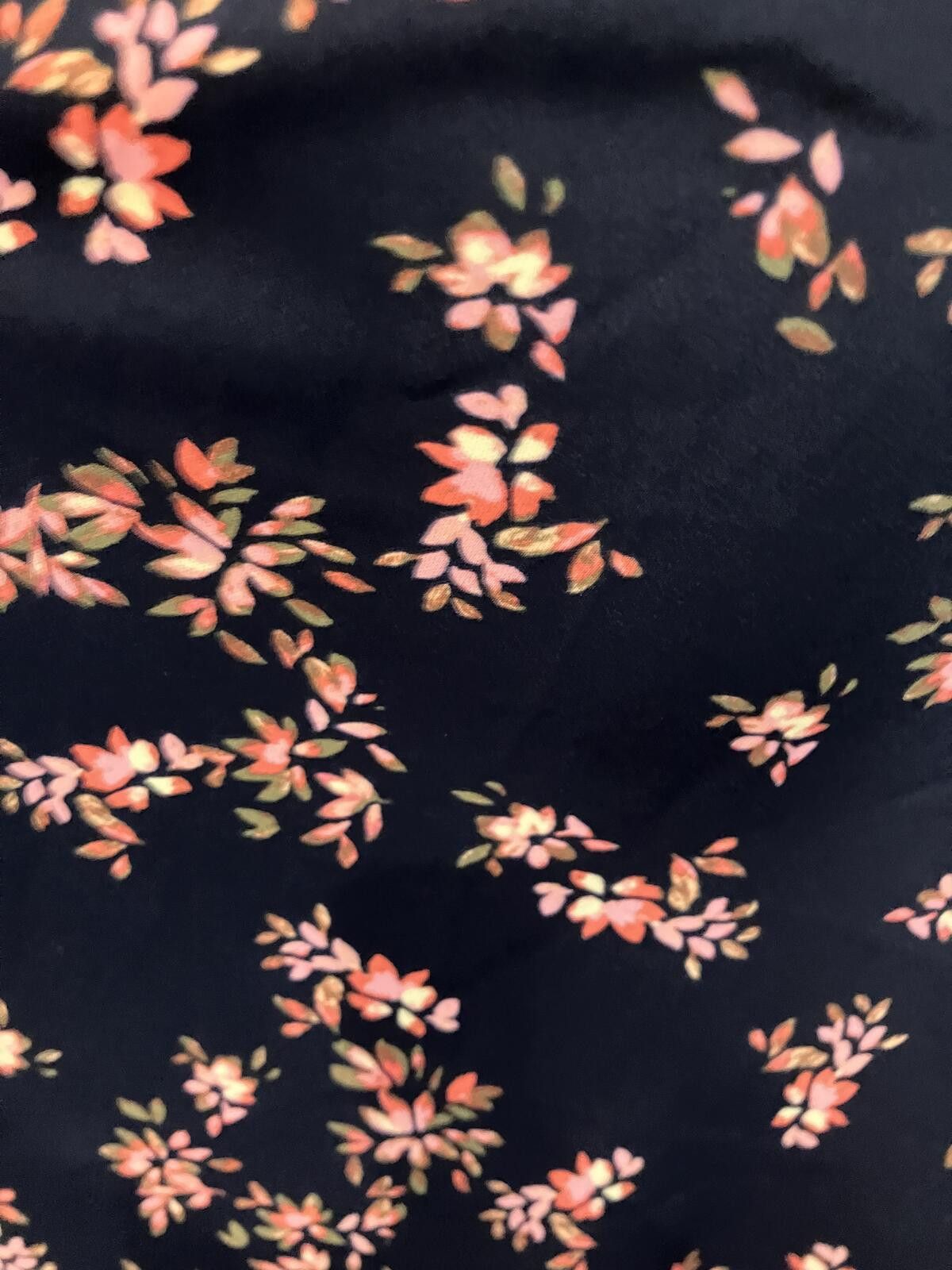 Other NWT Navy Blue Floral Midi Skirt Size 36" / US 14 / IT 50 - 11 Thumbnail