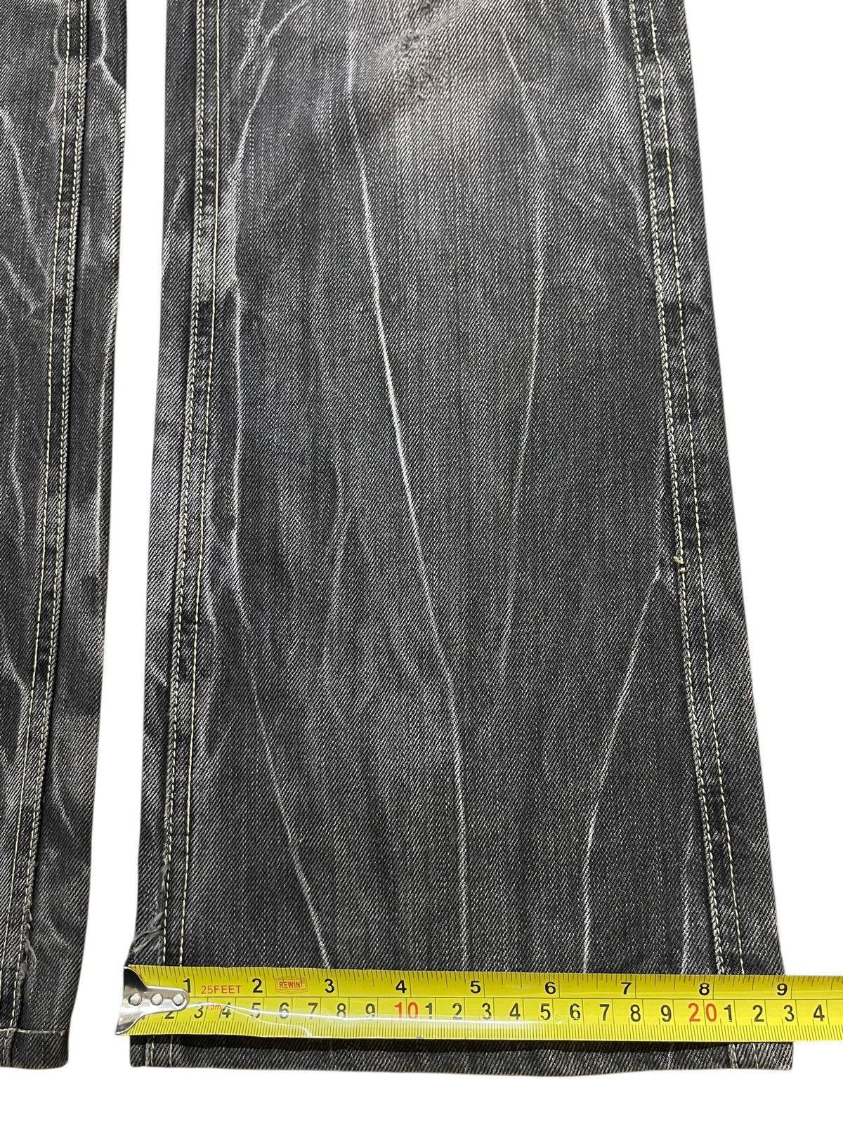 semanticdesign Vintage Japan Semantic Design Thunder Wash Faded Flare Jeans Size US 31 - 17 Thumbnail