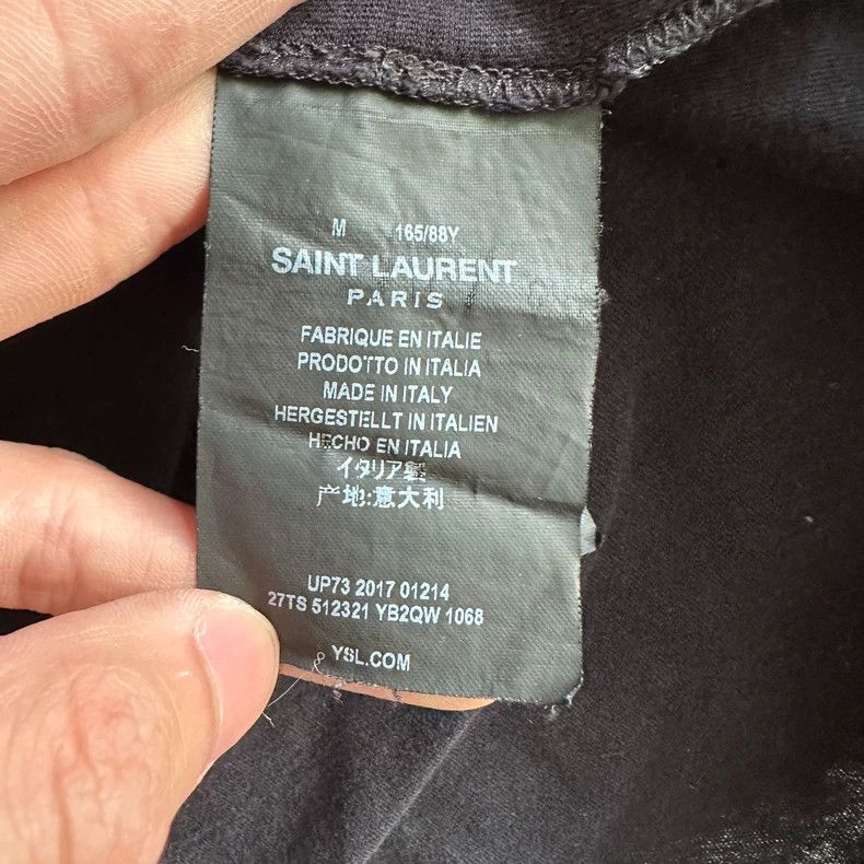 Saint Laurent Paris Saint laurent paris 17ss rainbow gradient letter logo black Size US M / EU 48-50 / 2 - 5 Thumbnail