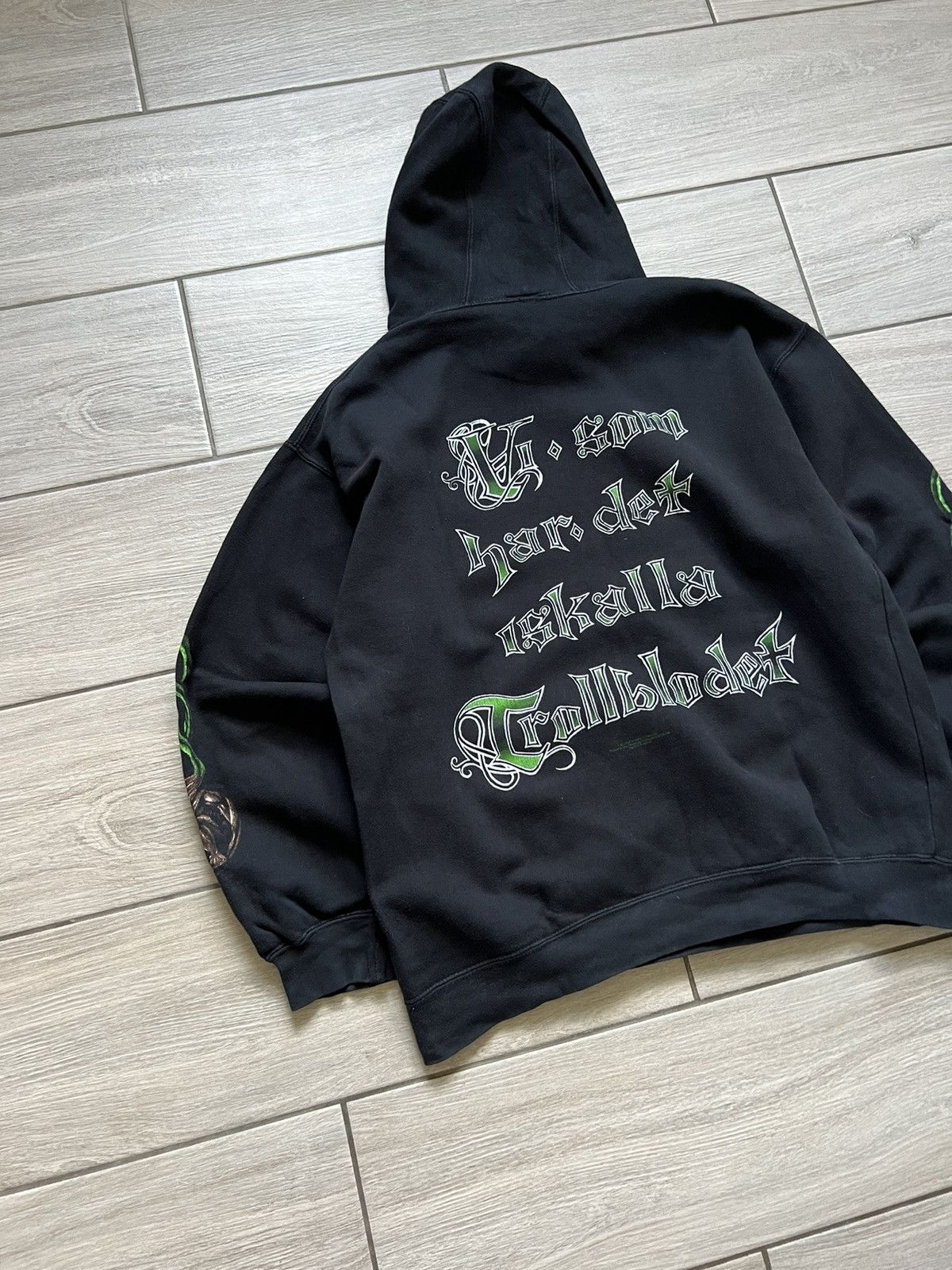 Band Tees Vintage 90’s Finntroll Hoodie Finnish Black Metal Band M Size US M / EU 48-50 / 2 - 6 Thumbnail