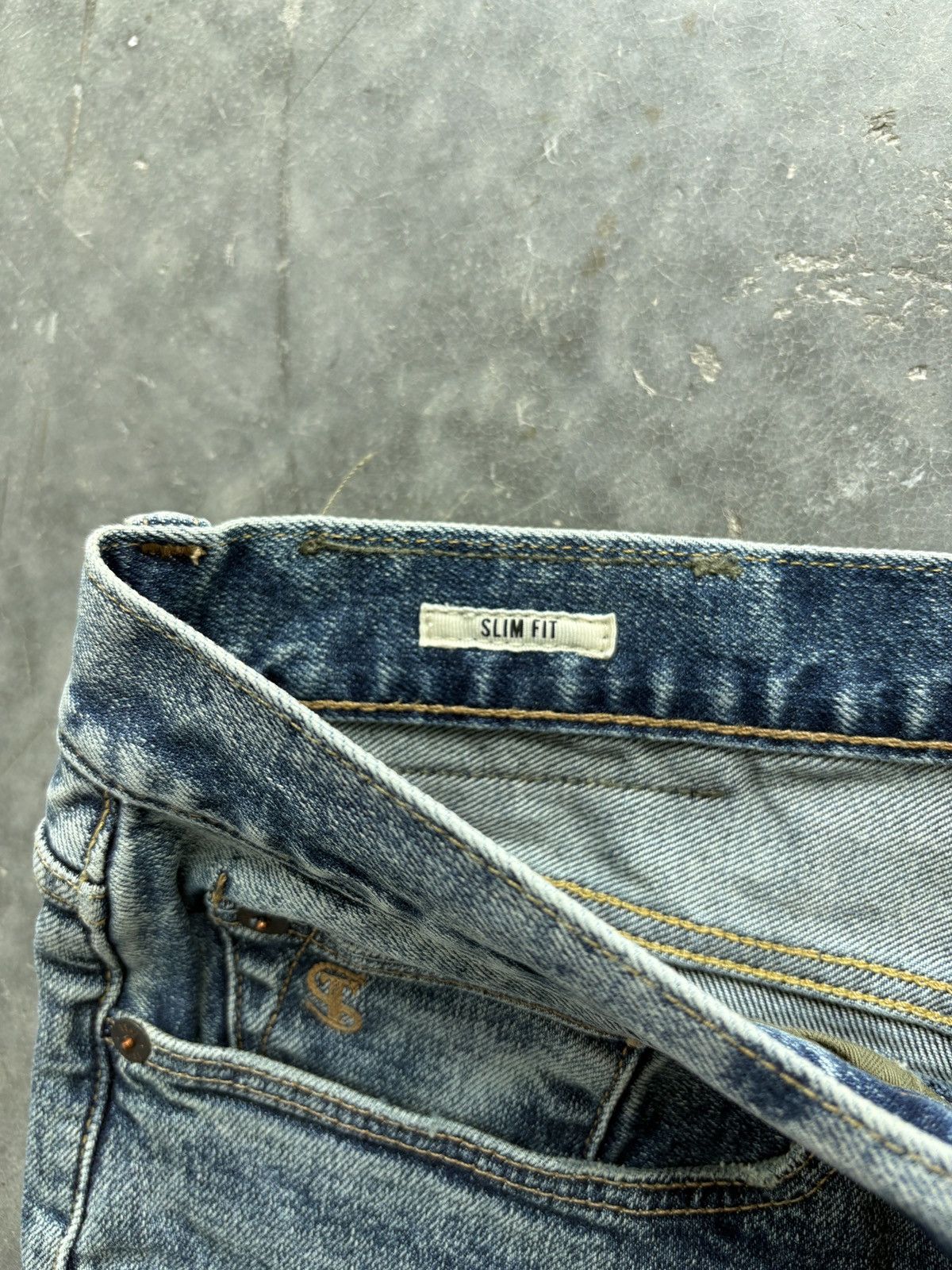 Todd Snyder Todd Snyder Slim Fit Denim Jeans 35x32 Size US 35 - 5 Thumbnail