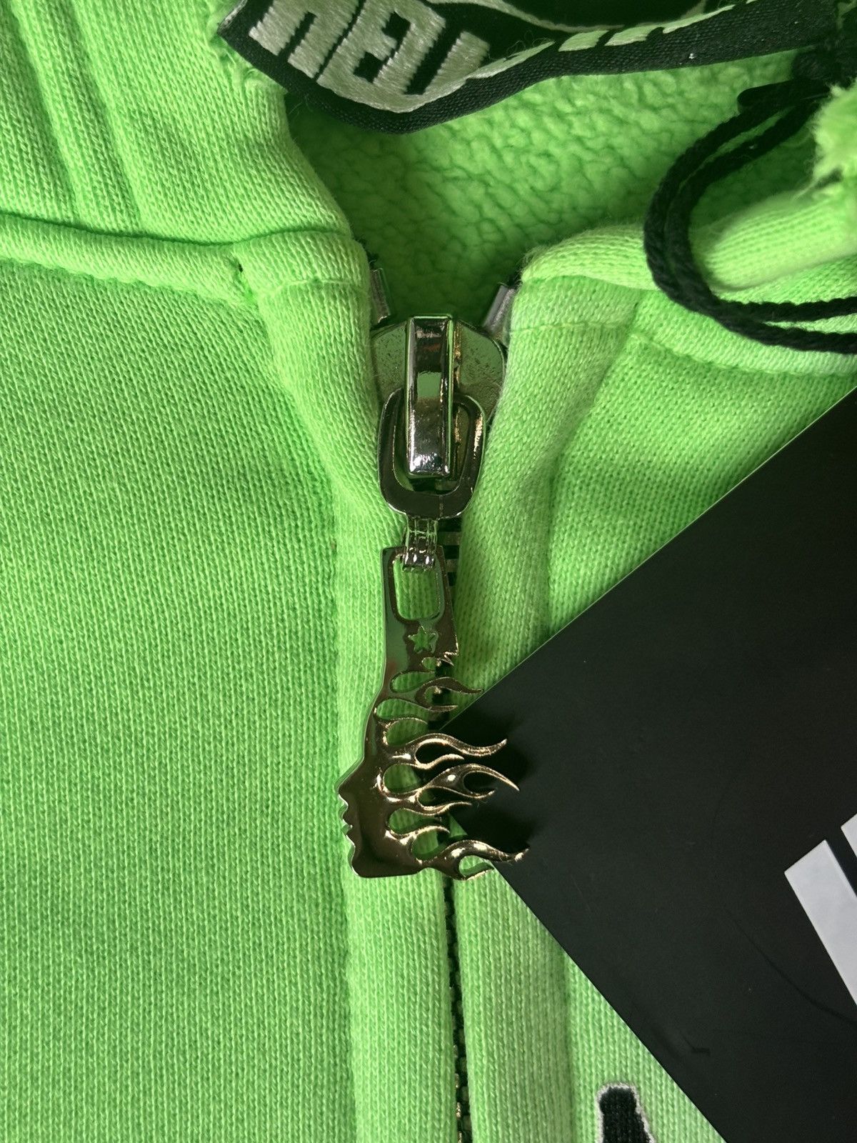 HELLSTAR HELLSTAR HOODIE GRAFFITI ZIP UP LIME GREEN SIZE M Size US M / EU 48-50 / 2 - 3 Thumbnail